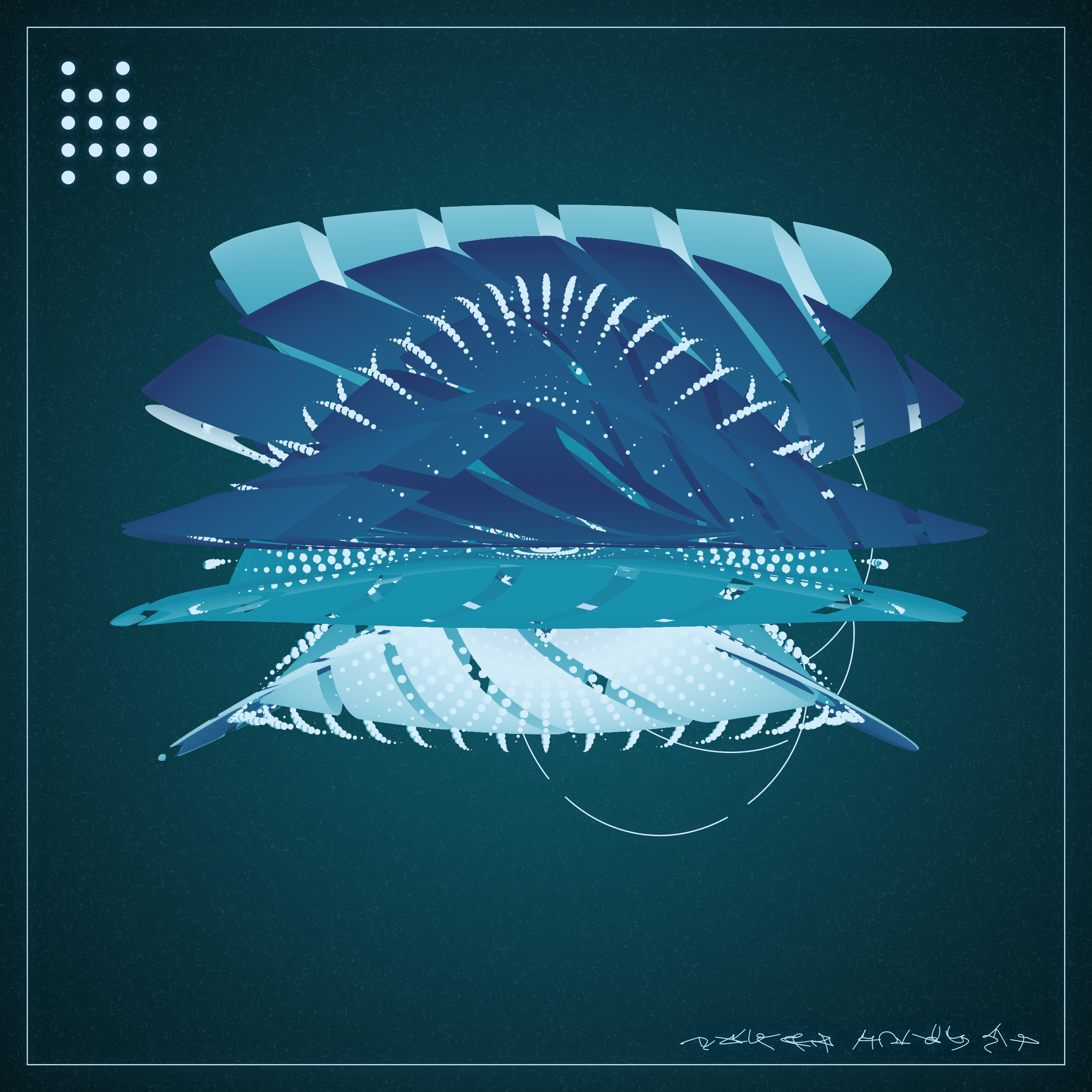 Art Blocks - Art Blocks v2 - Alien Insects #80 - NFT # 137000080