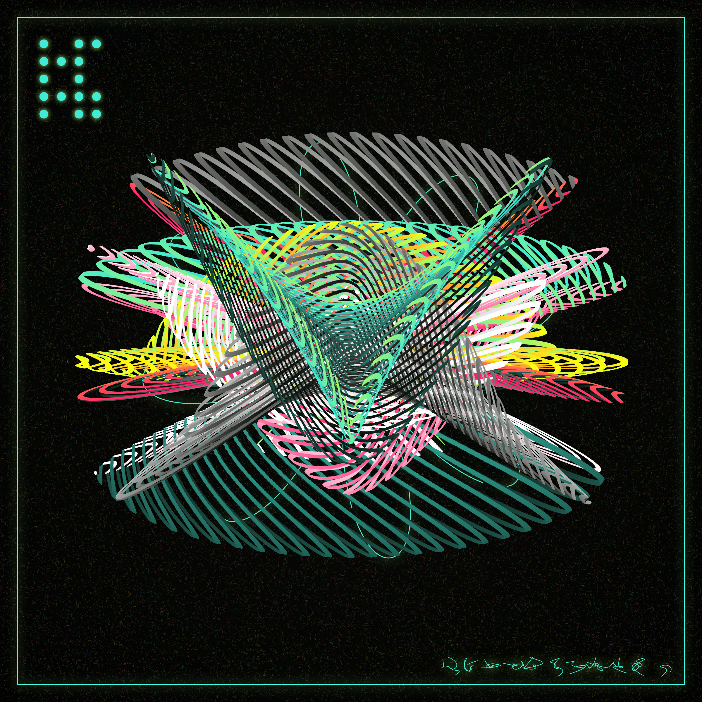 Art Blocks - Art Blocks v2 - Alien Insects #92 - NFT # 137000092