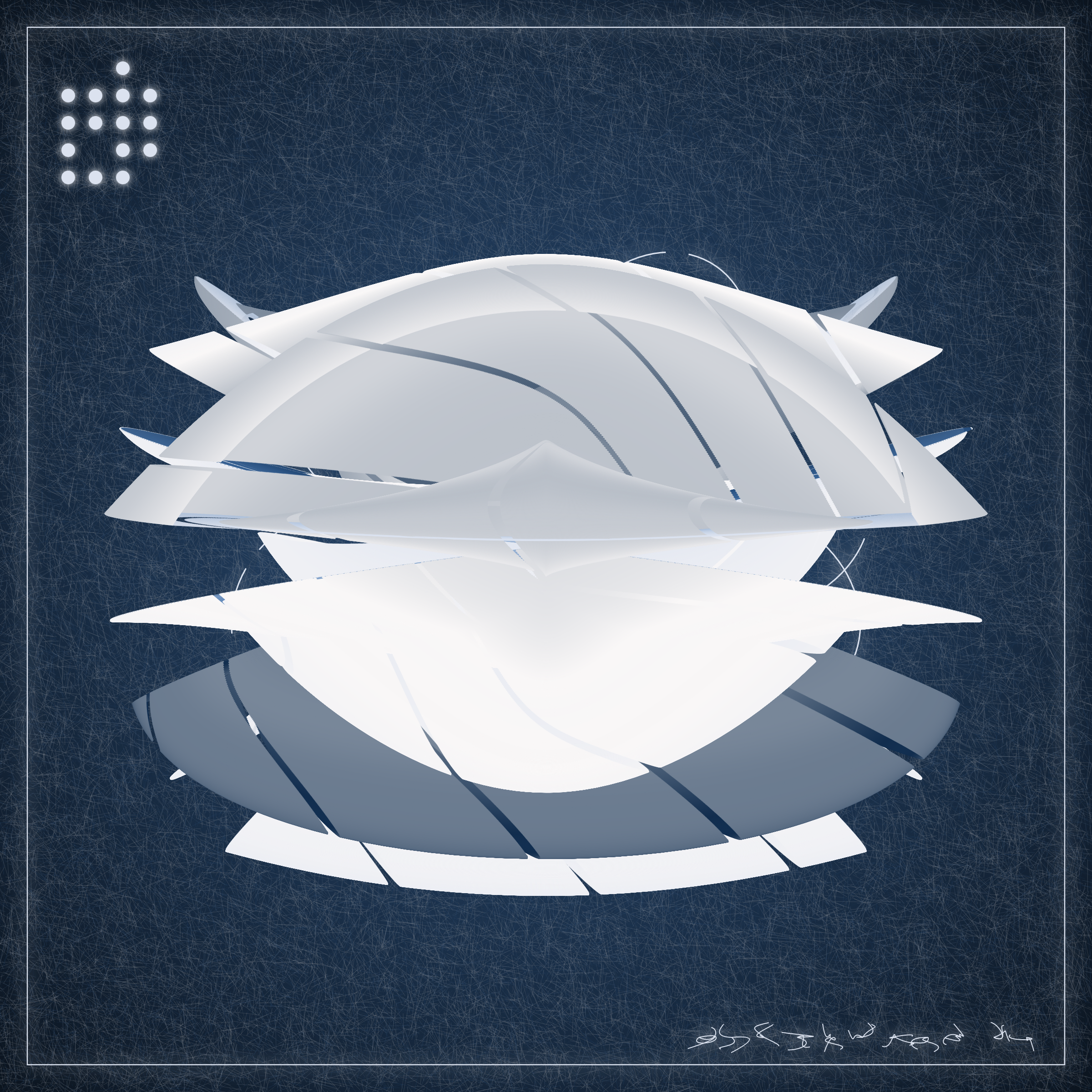 Art Blocks - Art Blocks v2 - Alien Insects #93 - NFT # 137000093