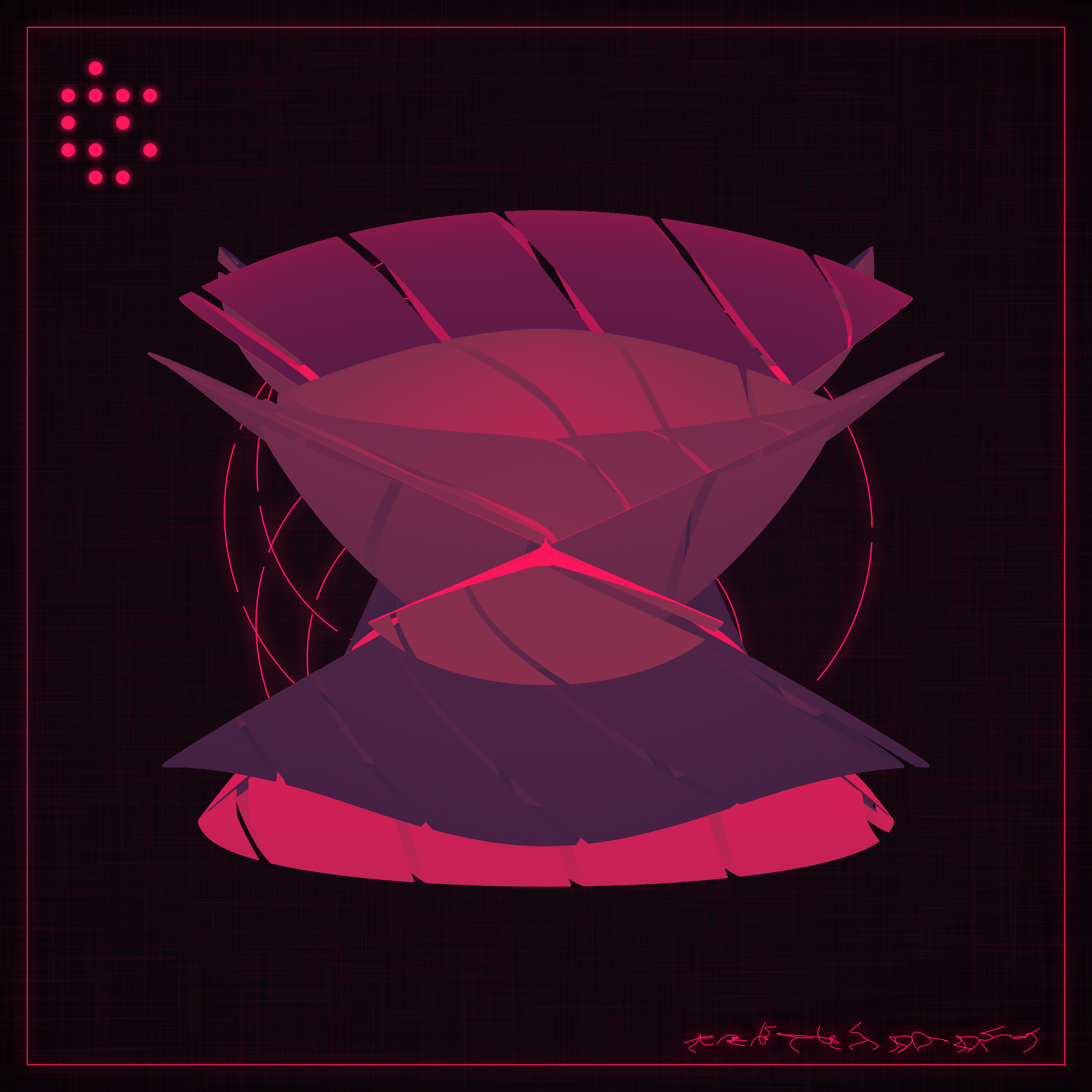 Art Blocks - Art Blocks v2 - Alien Insects #95 - NFT # 137000095