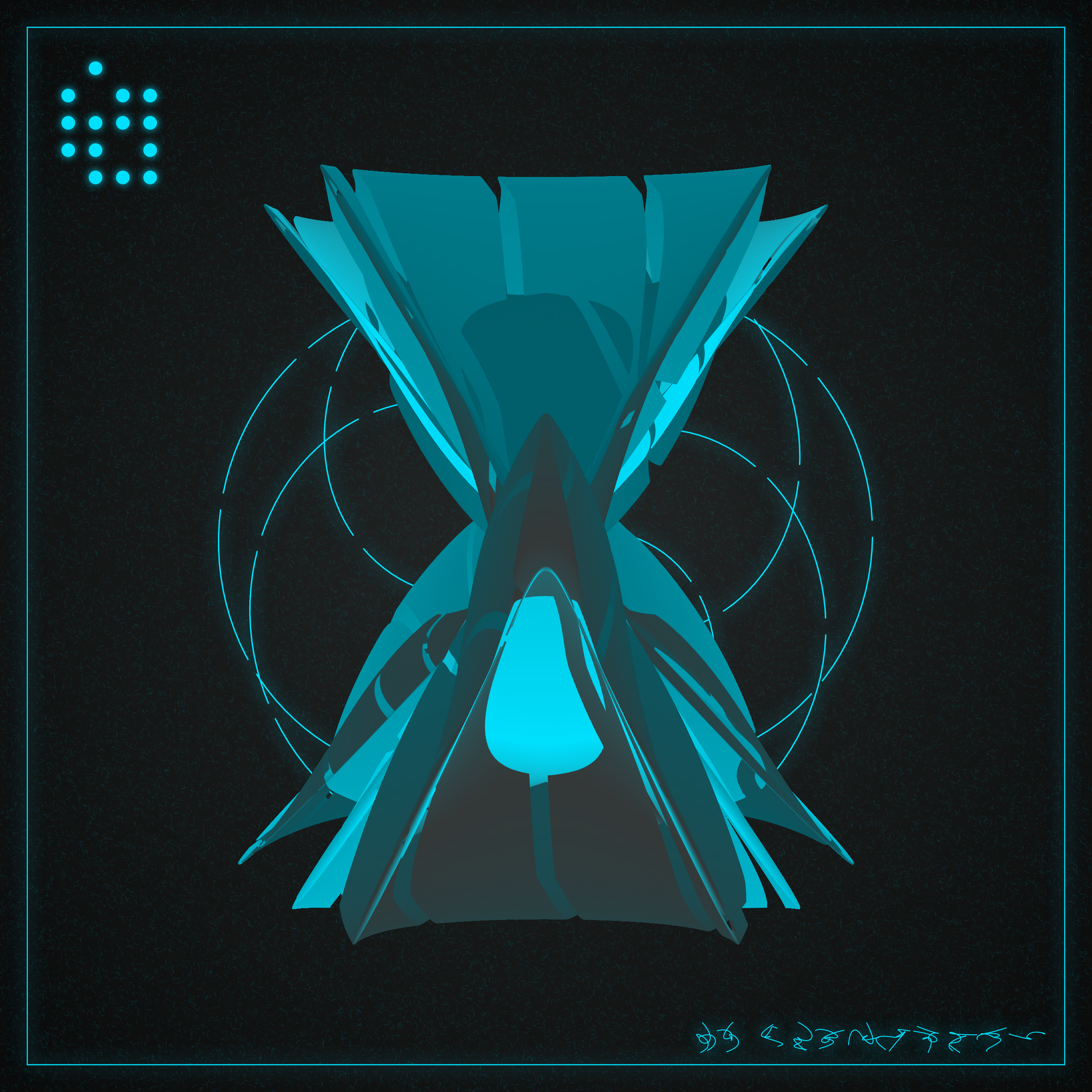 Art Blocks - Art Blocks v2 - Alien Insects #97 - NFT # 137000097