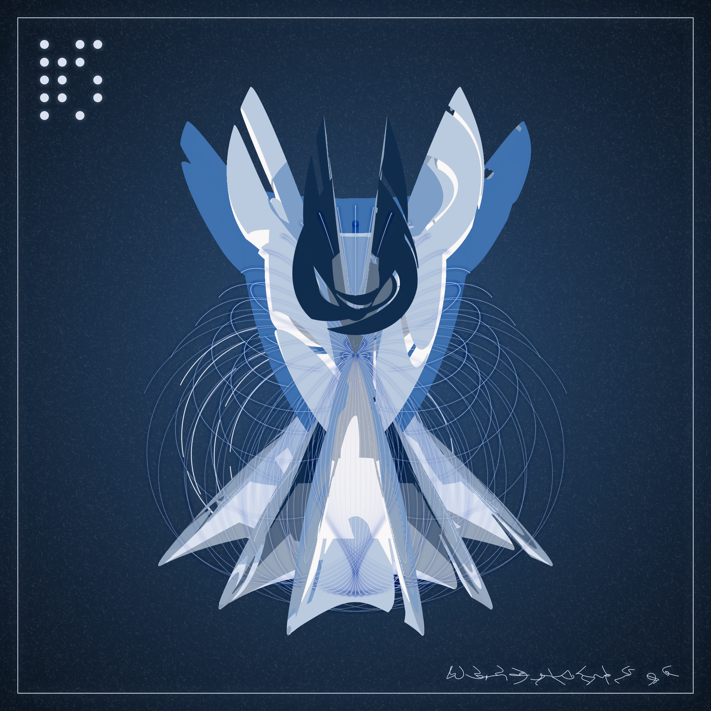 Art Blocks - Art Blocks v2 - Alien Insects #98 - NFT # 137000098