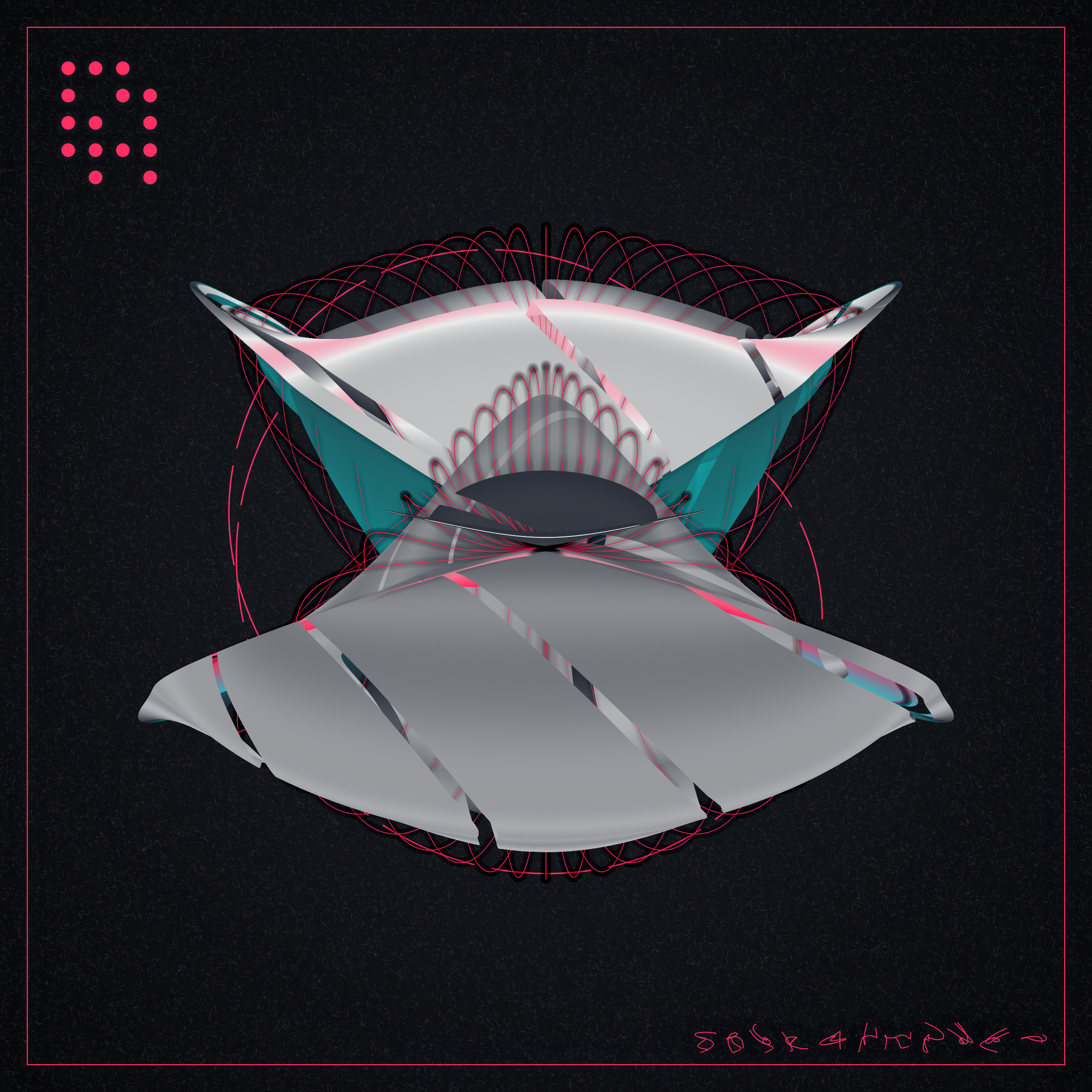 Art Blocks - Art Blocks v2 - Alien Insects #99 - NFT # 137000099