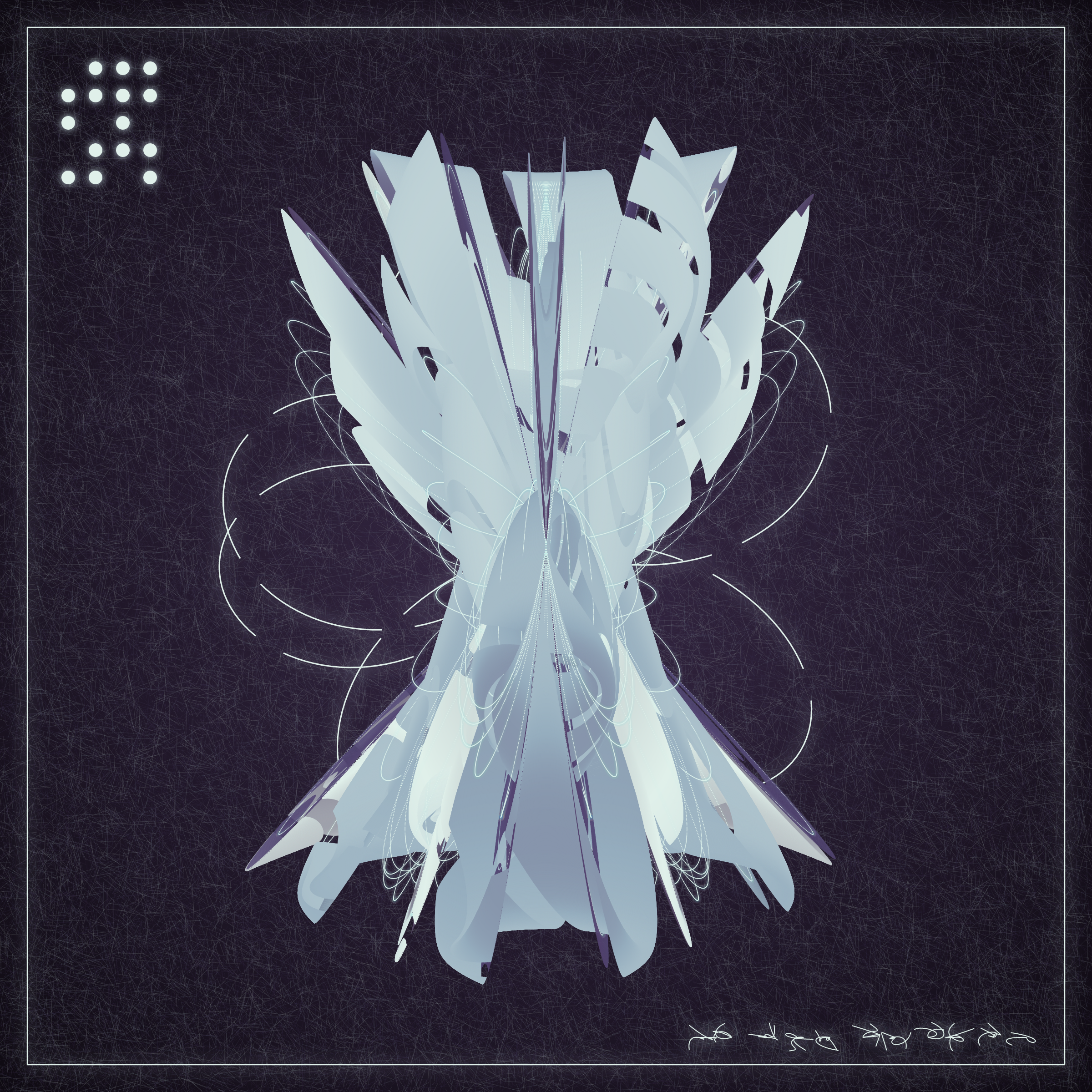 Art Blocks - Art Blocks v2 - Alien Insects #100 - NFT # 137000100