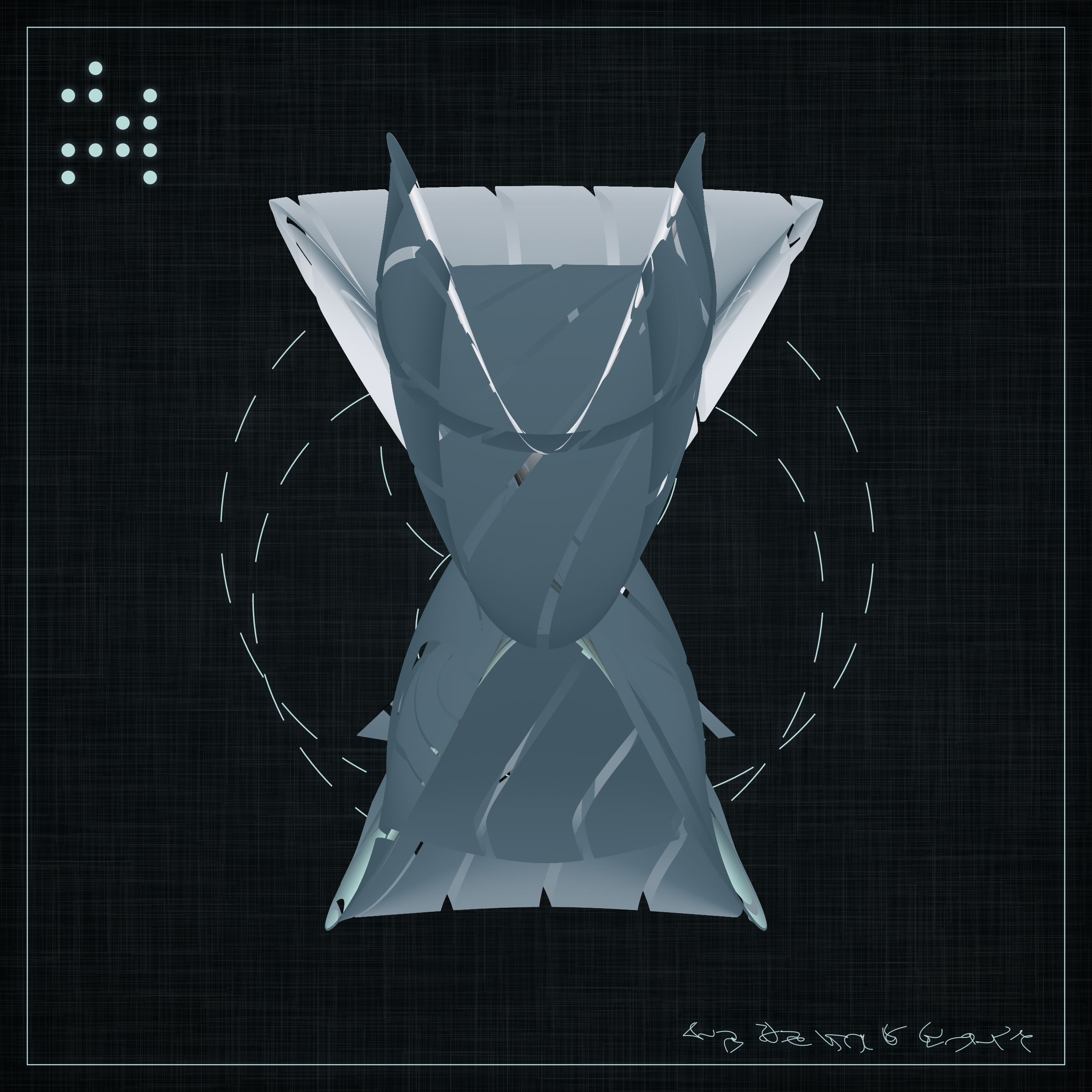 Art Blocks - Art Blocks v2 - Alien Insects #103 - NFT # 137000103