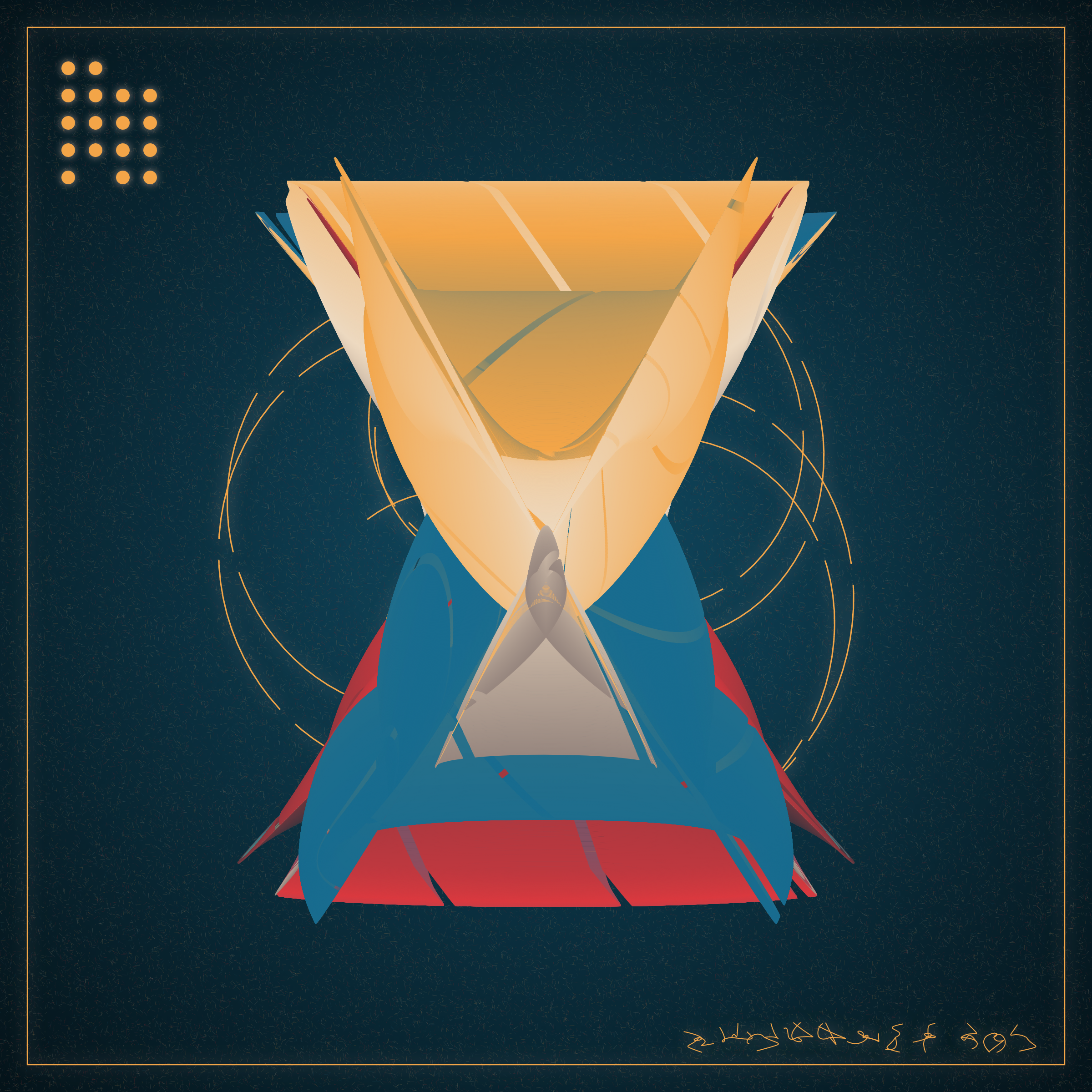 Art Blocks - Art Blocks v2 - Alien Insects #109 - NFT # 137000109