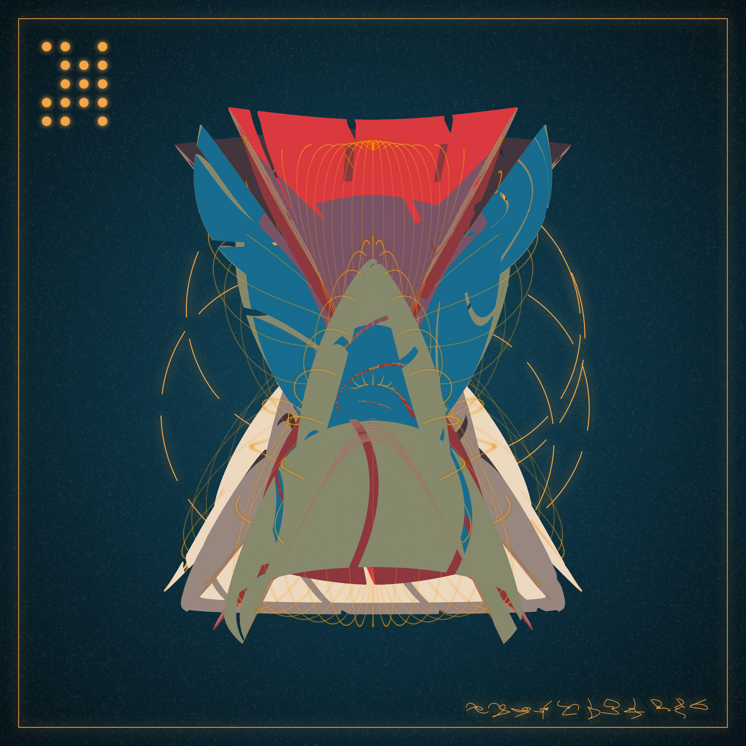 Art Blocks - Art Blocks v2 - Alien Insects #110 - NFT # 137000110