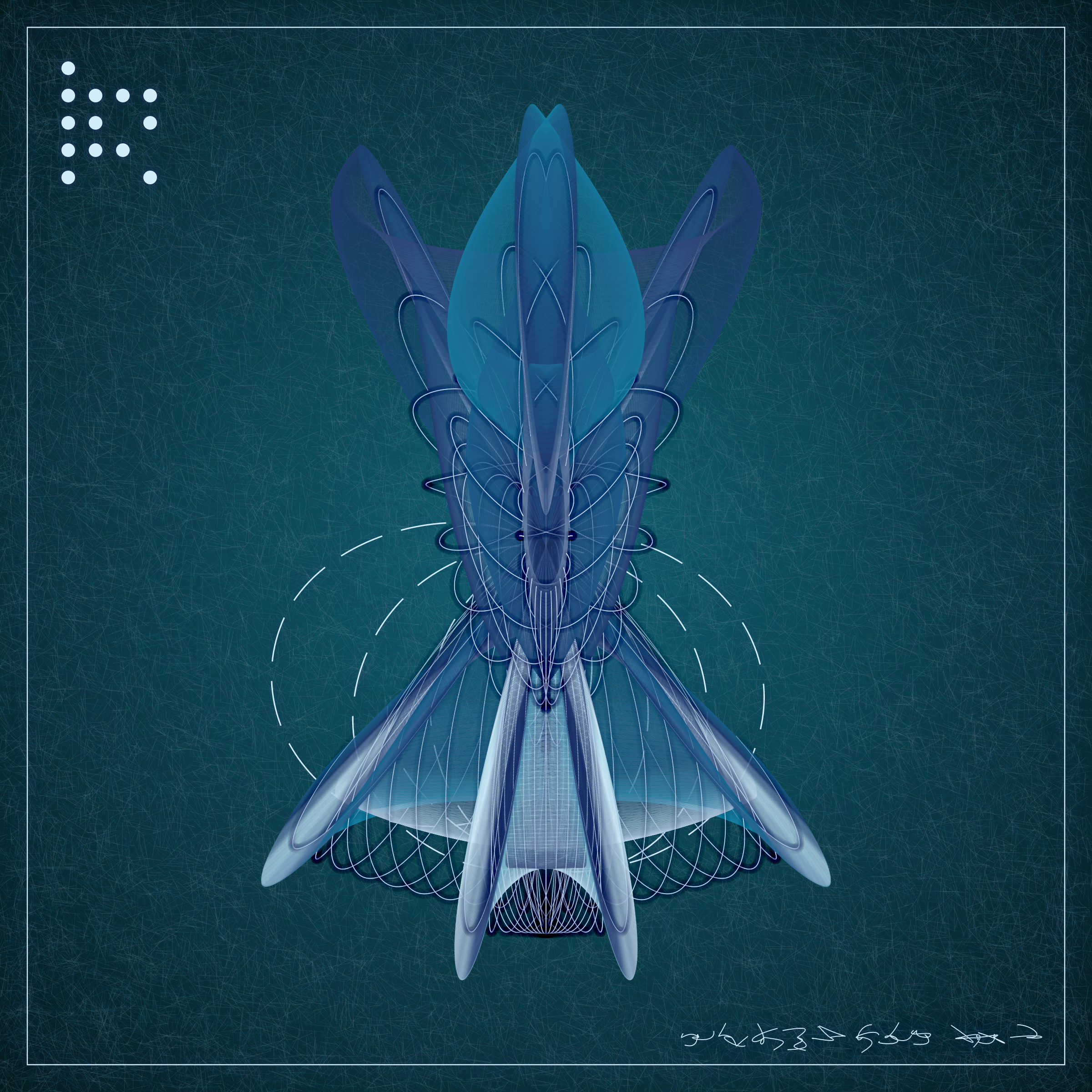 Art Blocks - Art Blocks v2 - Alien Insects #111 - NFT # 137000111