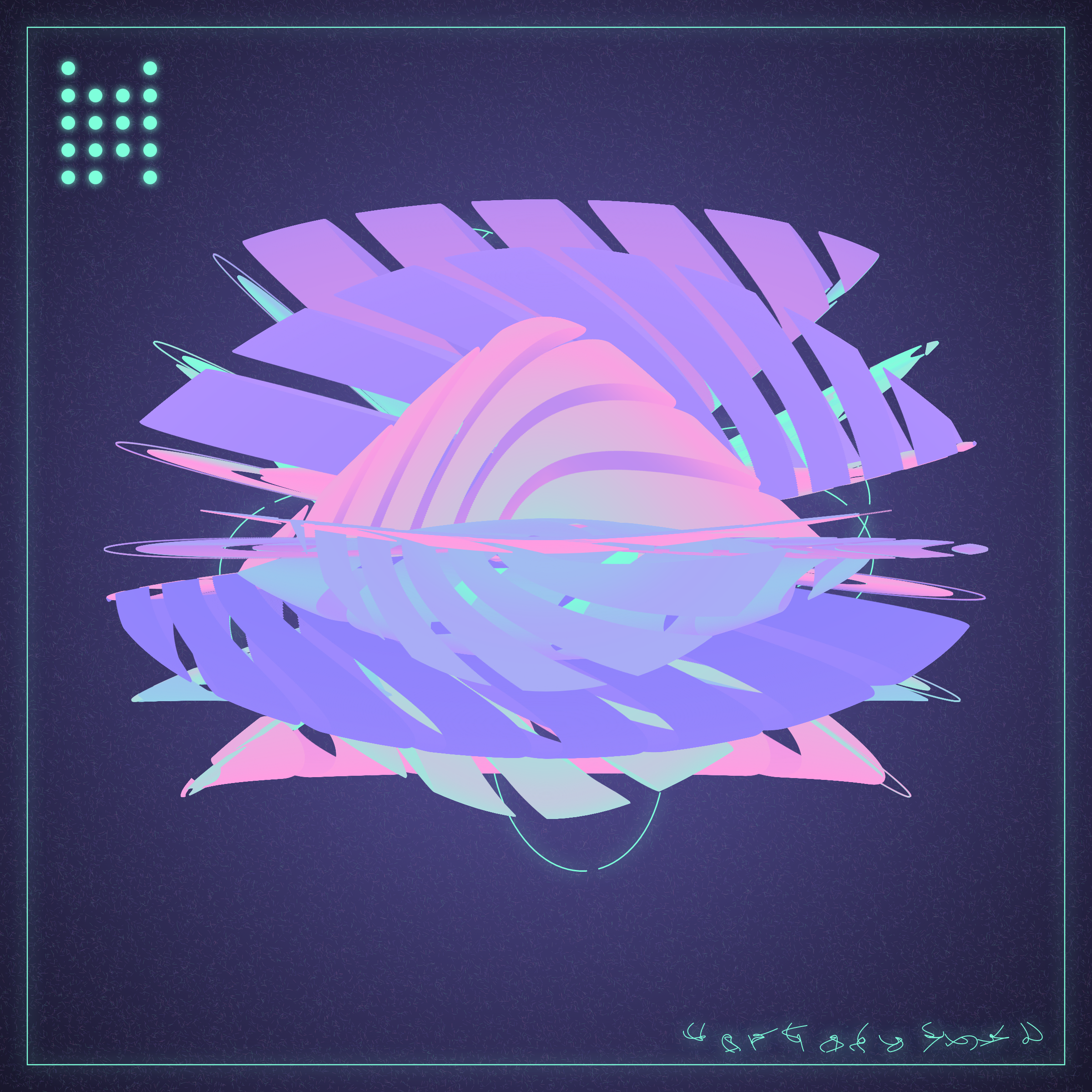 Art Blocks - Art Blocks v2 - Alien Insects #113 - NFT # 137000113