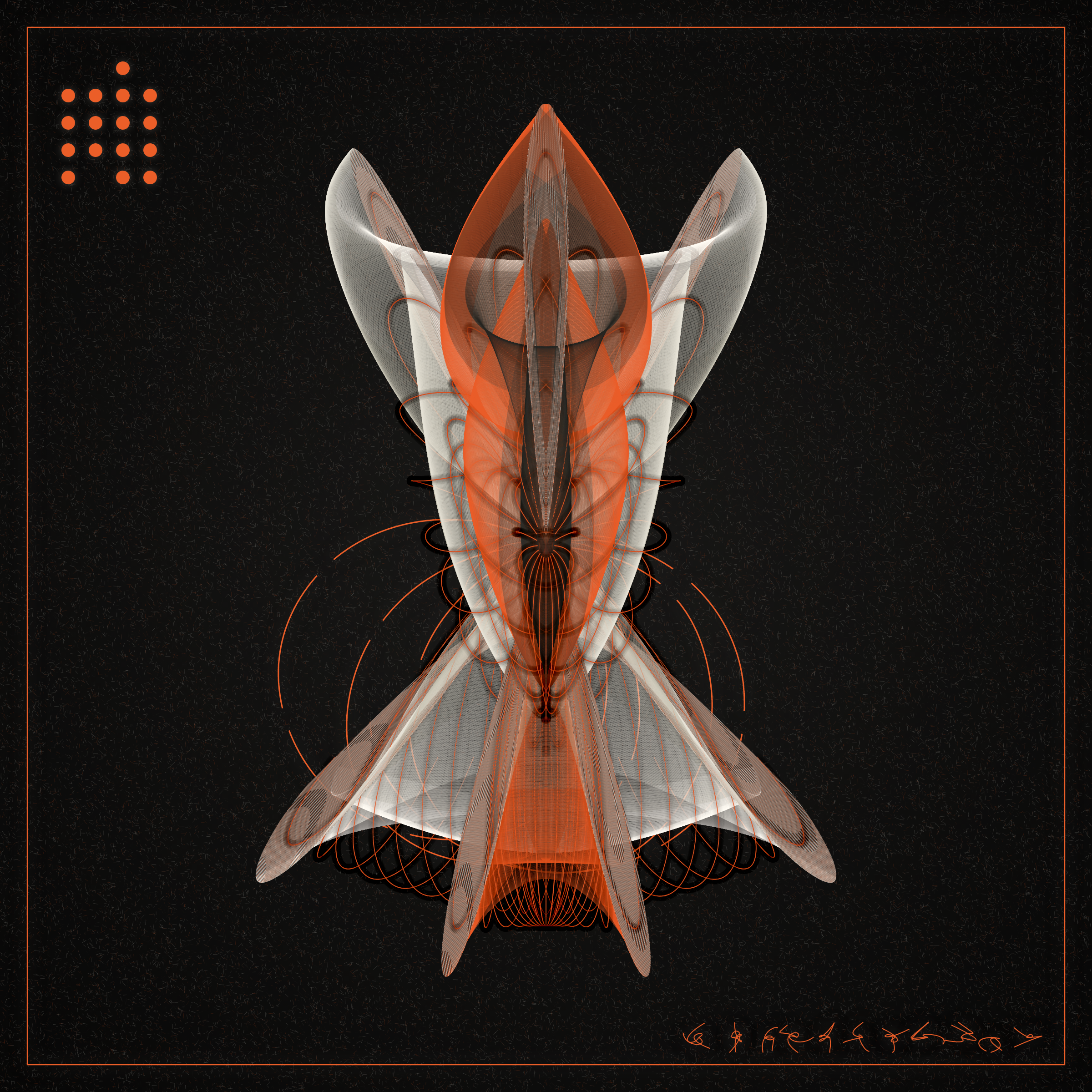 Art Blocks - Art Blocks v2 - Alien Insects #114 - NFT # 137000114