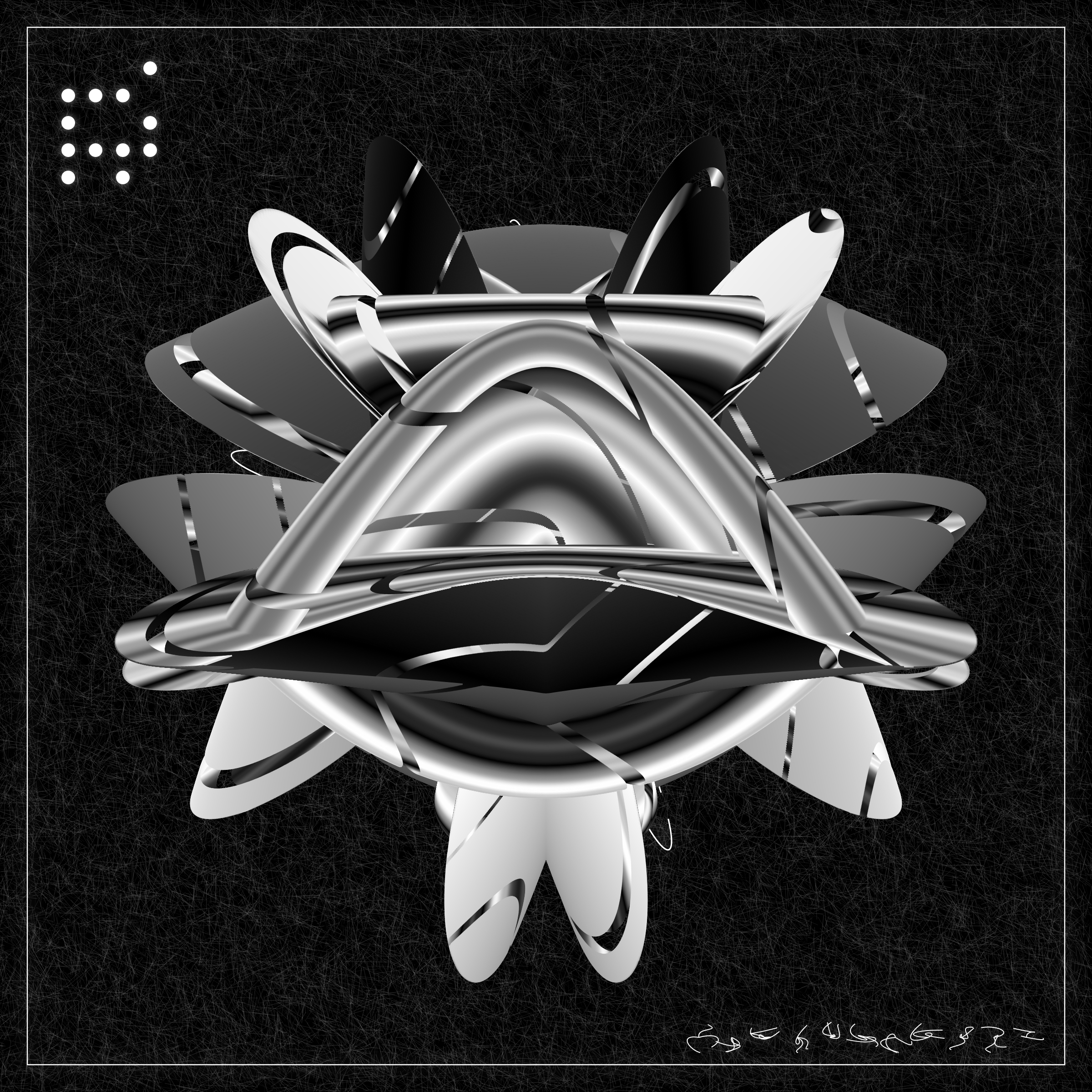 Art Blocks - Art Blocks v2 - Alien Insects #115 - NFT # 137000115