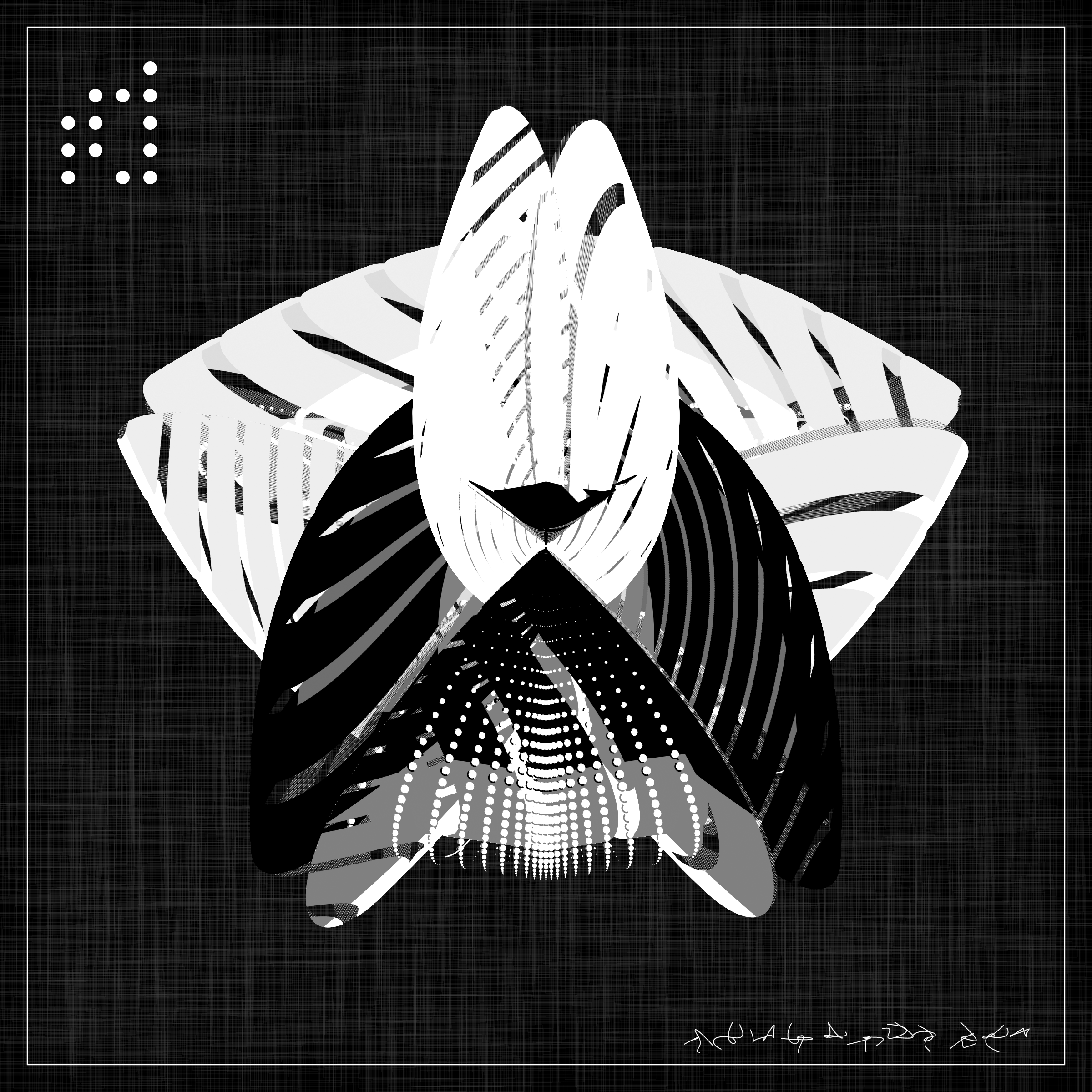 Art Blocks - Art Blocks v2 - Alien Insects #116 - NFT # 137000116