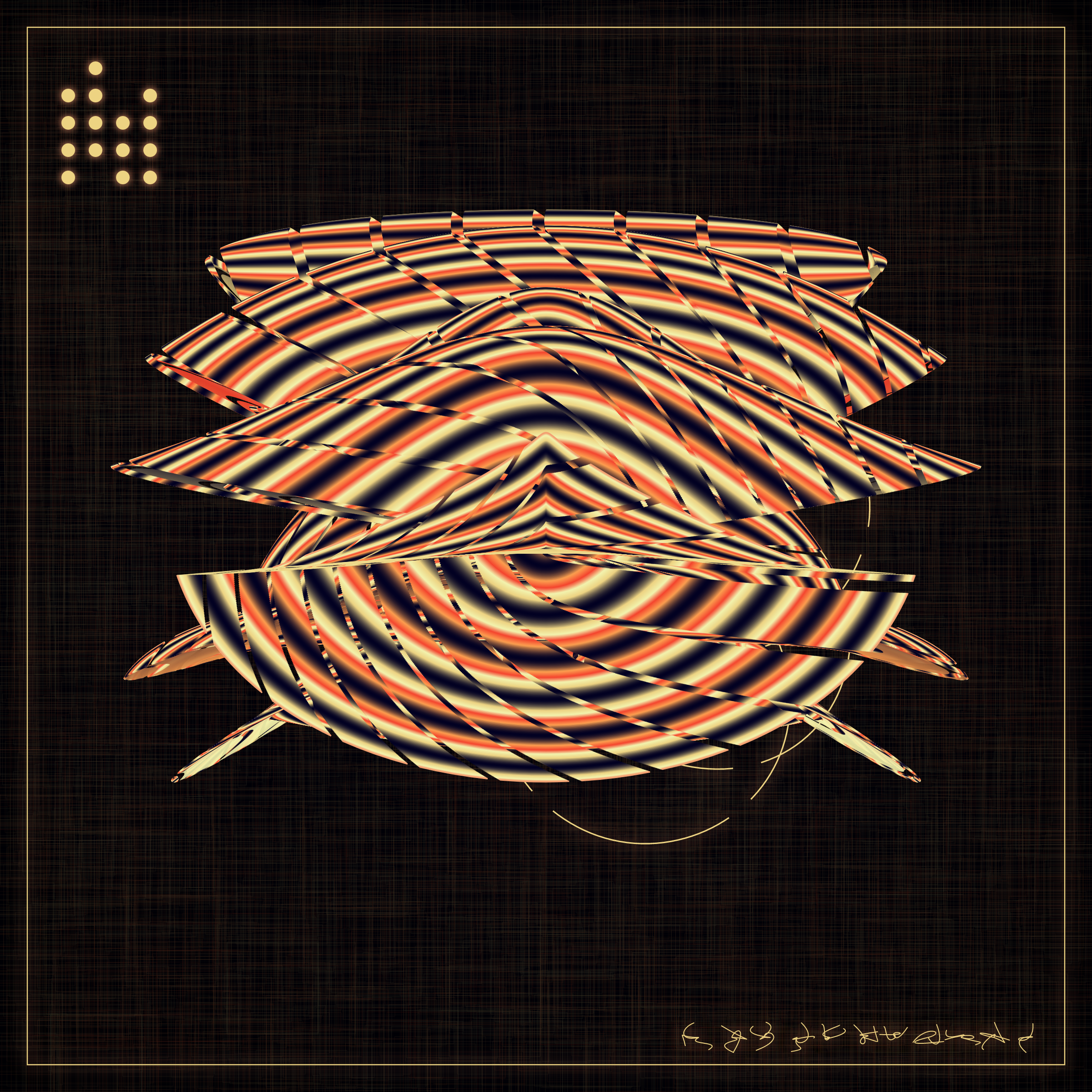 Art Blocks - Art Blocks v2 - Alien Insects #122 - NFT # 137000122