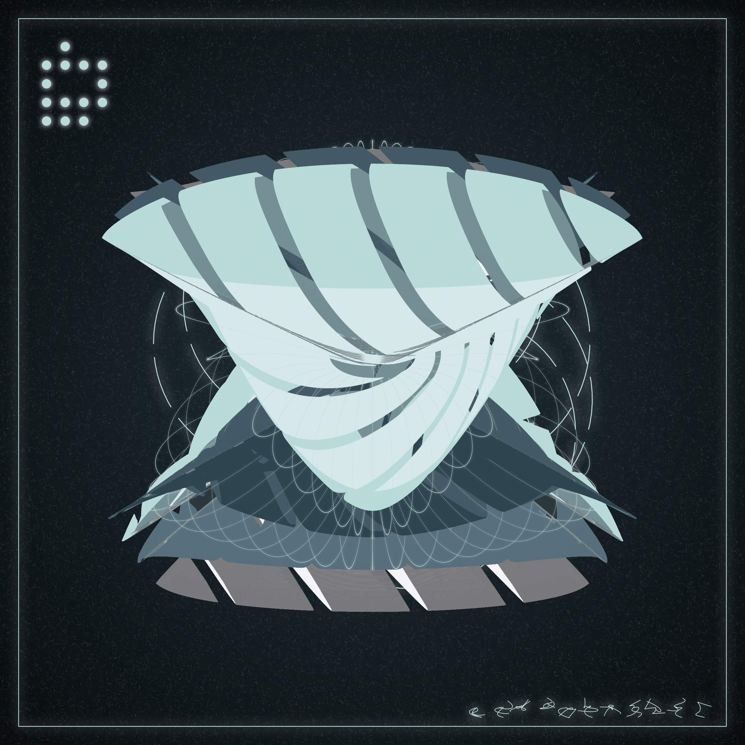 Art Blocks - Art Blocks v2 - Alien Insects #130 - NFT # 137000130