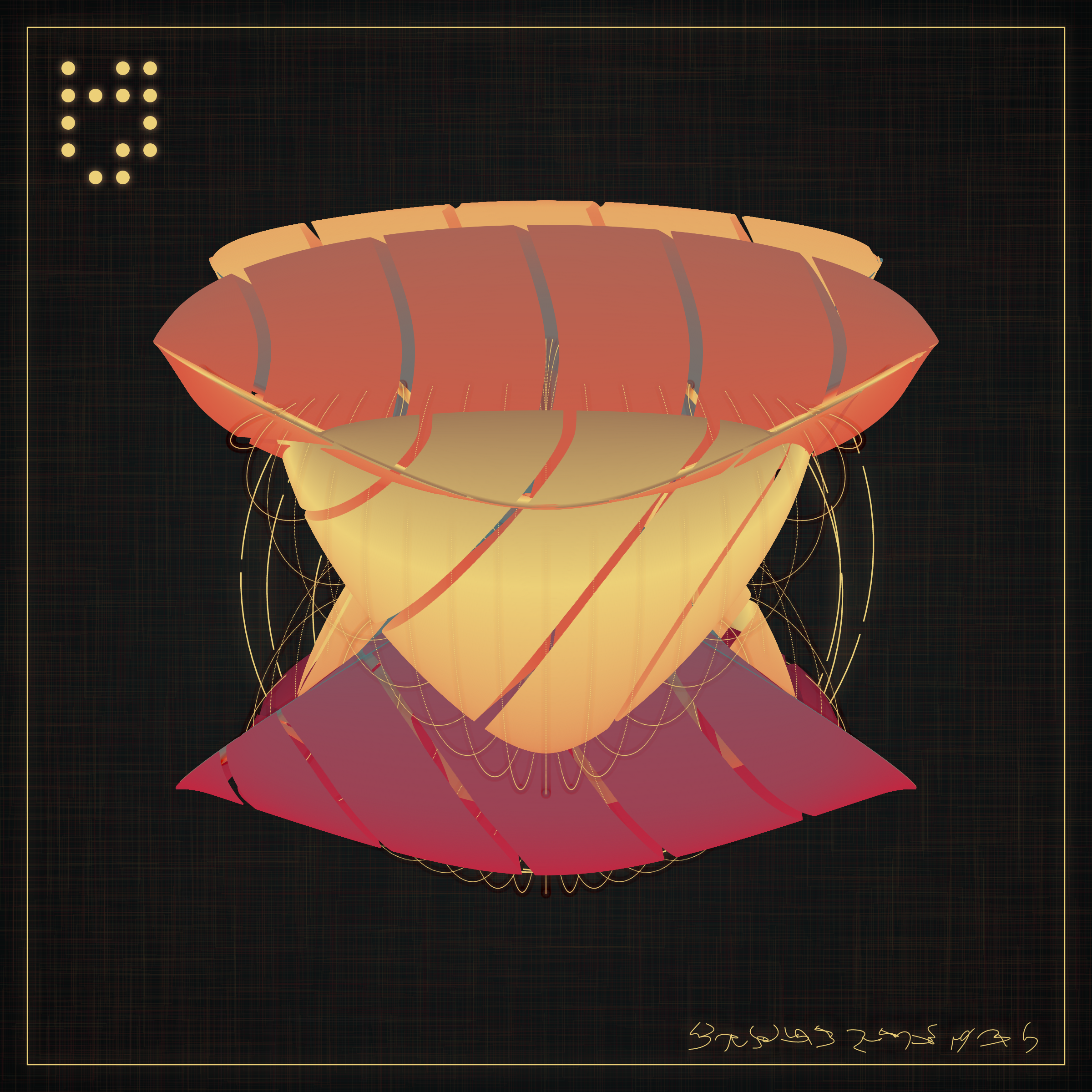 Art Blocks - Art Blocks v2 - Alien Insects #136 - NFT # 137000136