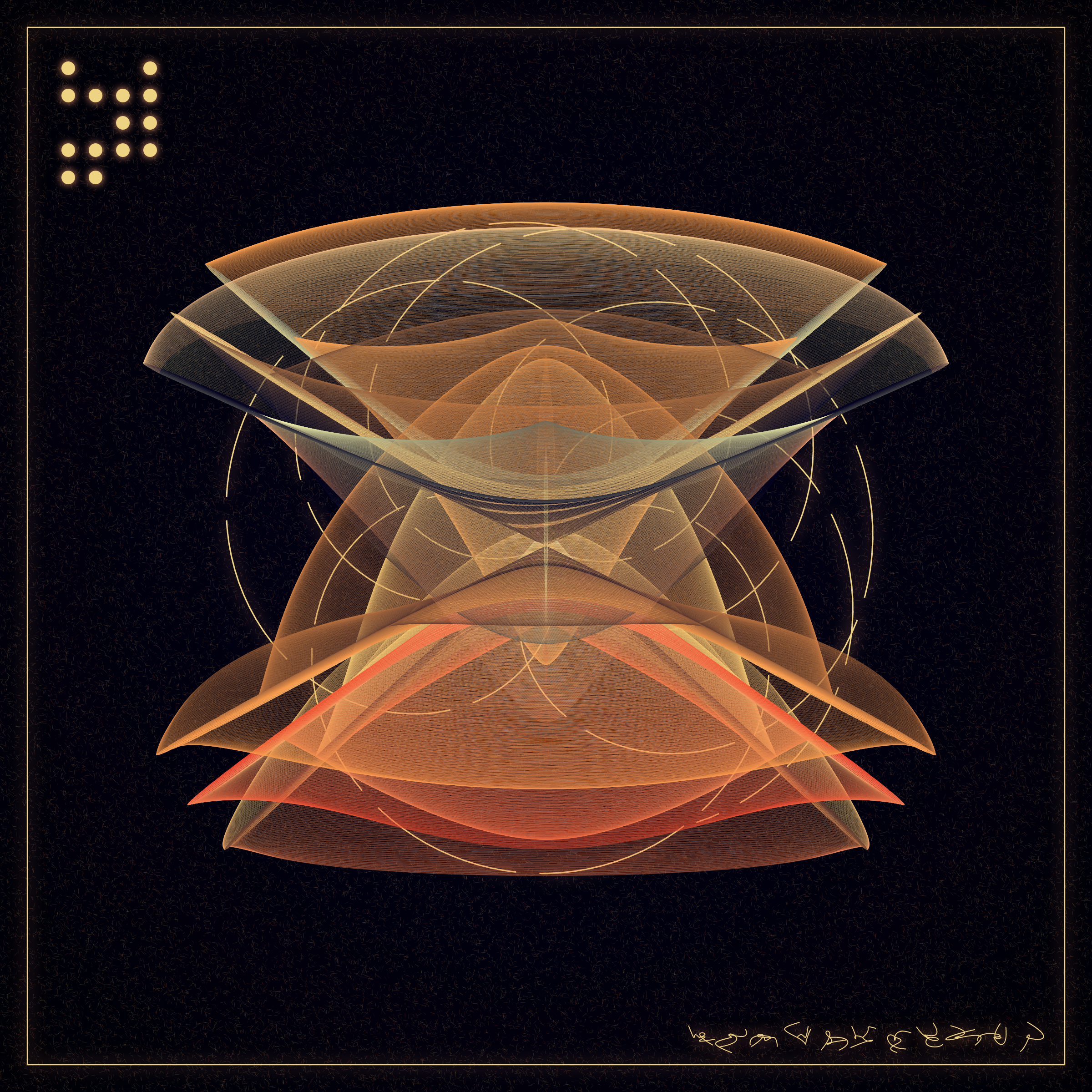 Art Blocks - Art Blocks v2 - Alien Insects #137 - NFT # 137000137