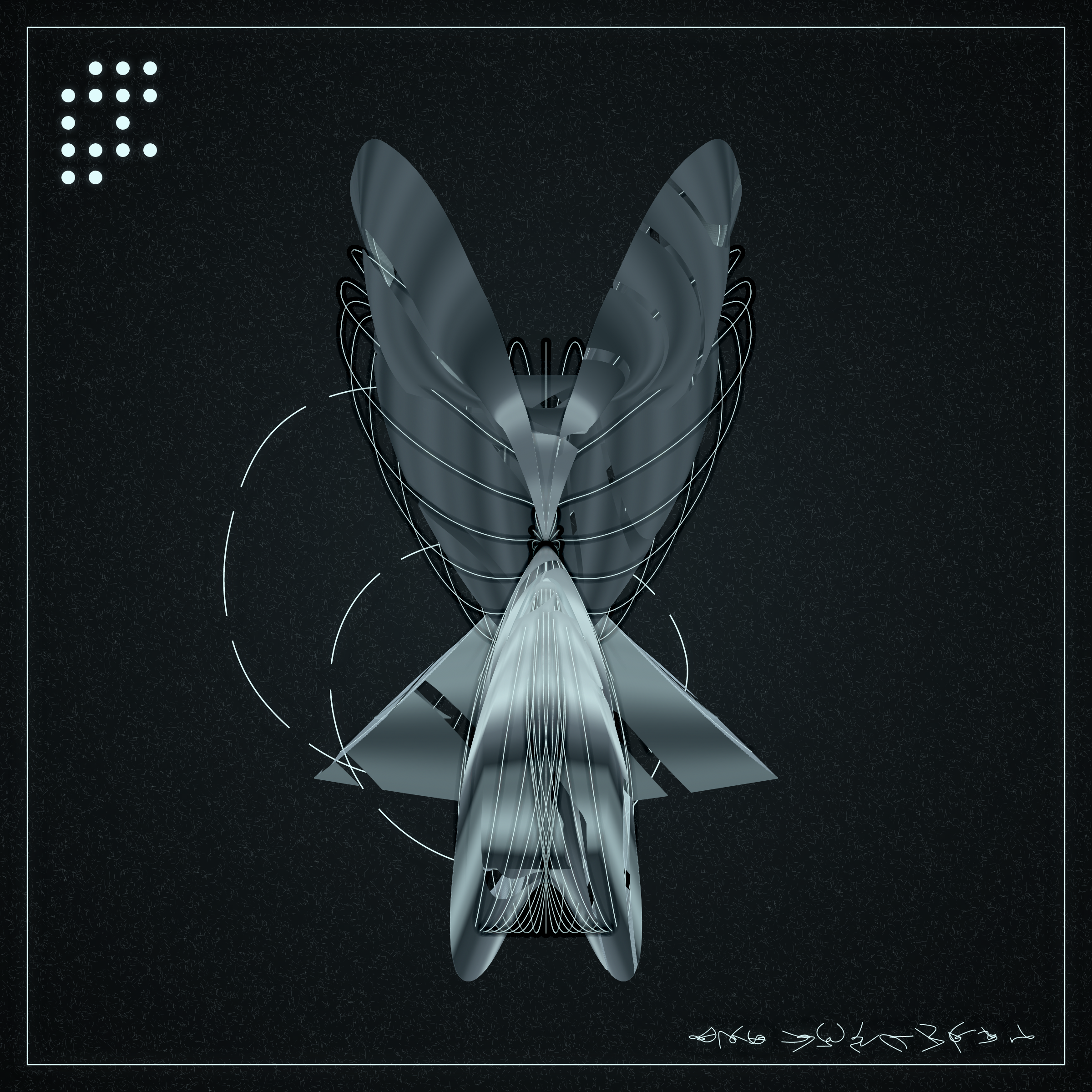 Art Blocks - Art Blocks v2 - Alien Insects #138 - NFT # 137000138