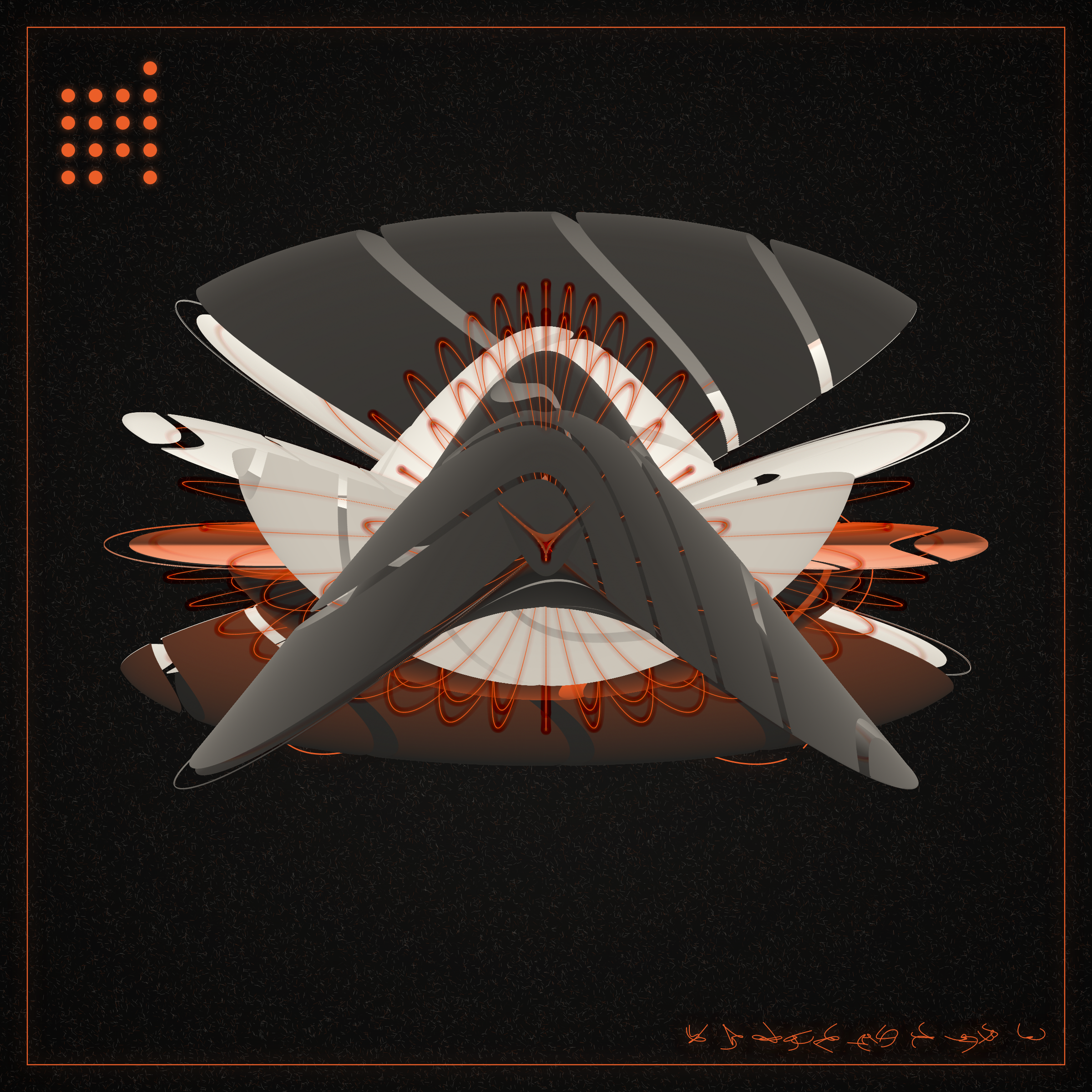 Art Blocks - Art Blocks v2 - Alien Insects #139 - NFT # 137000139