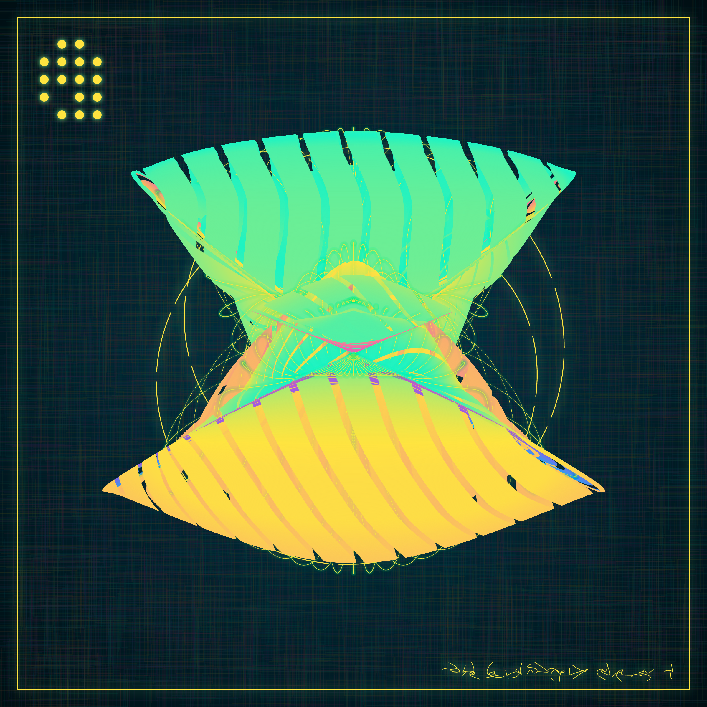 Art Blocks - Art Blocks v2 - Alien Insects #141 - NFT # 137000141