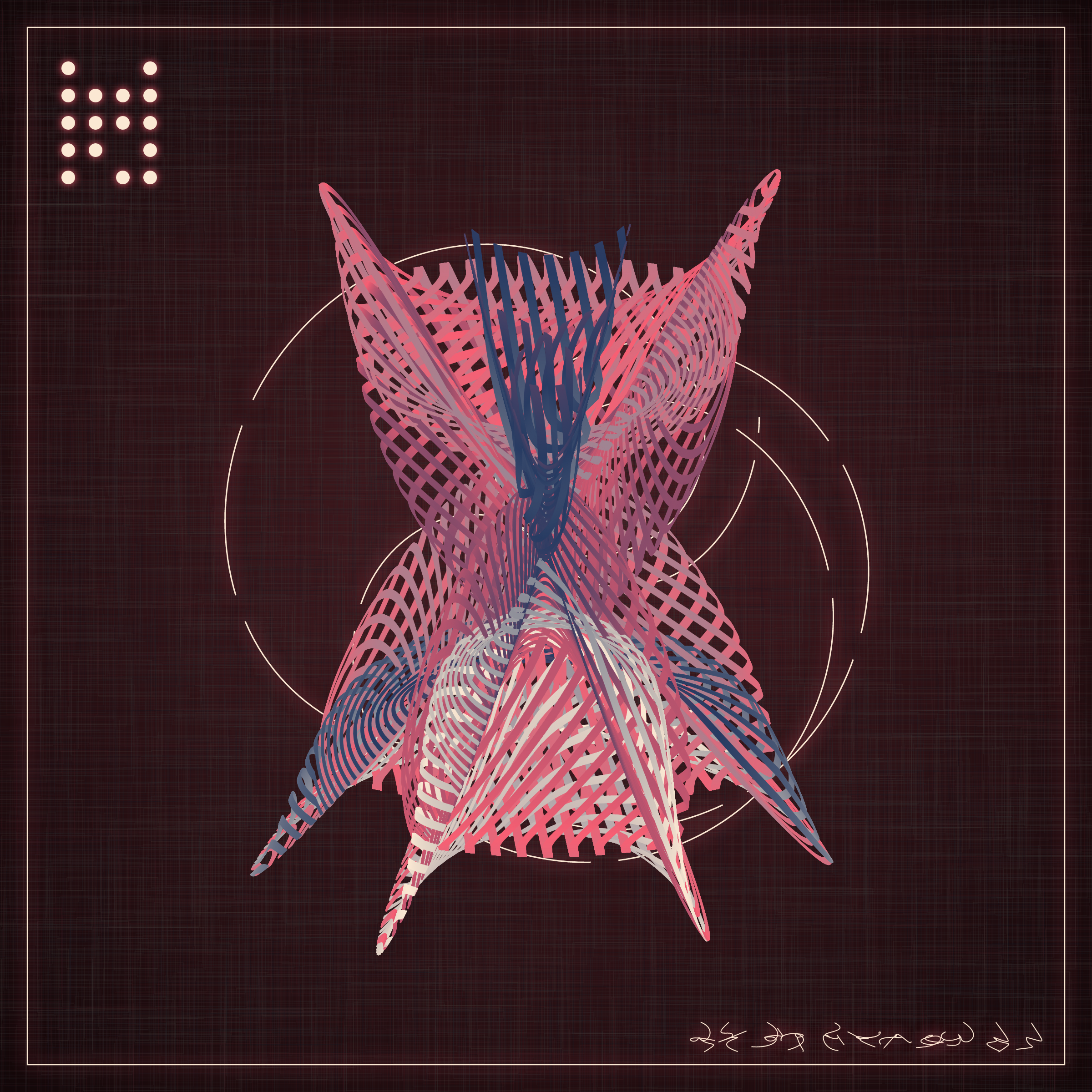 Art Blocks - Art Blocks v2 - Alien Insects #149 - NFT # 137000149