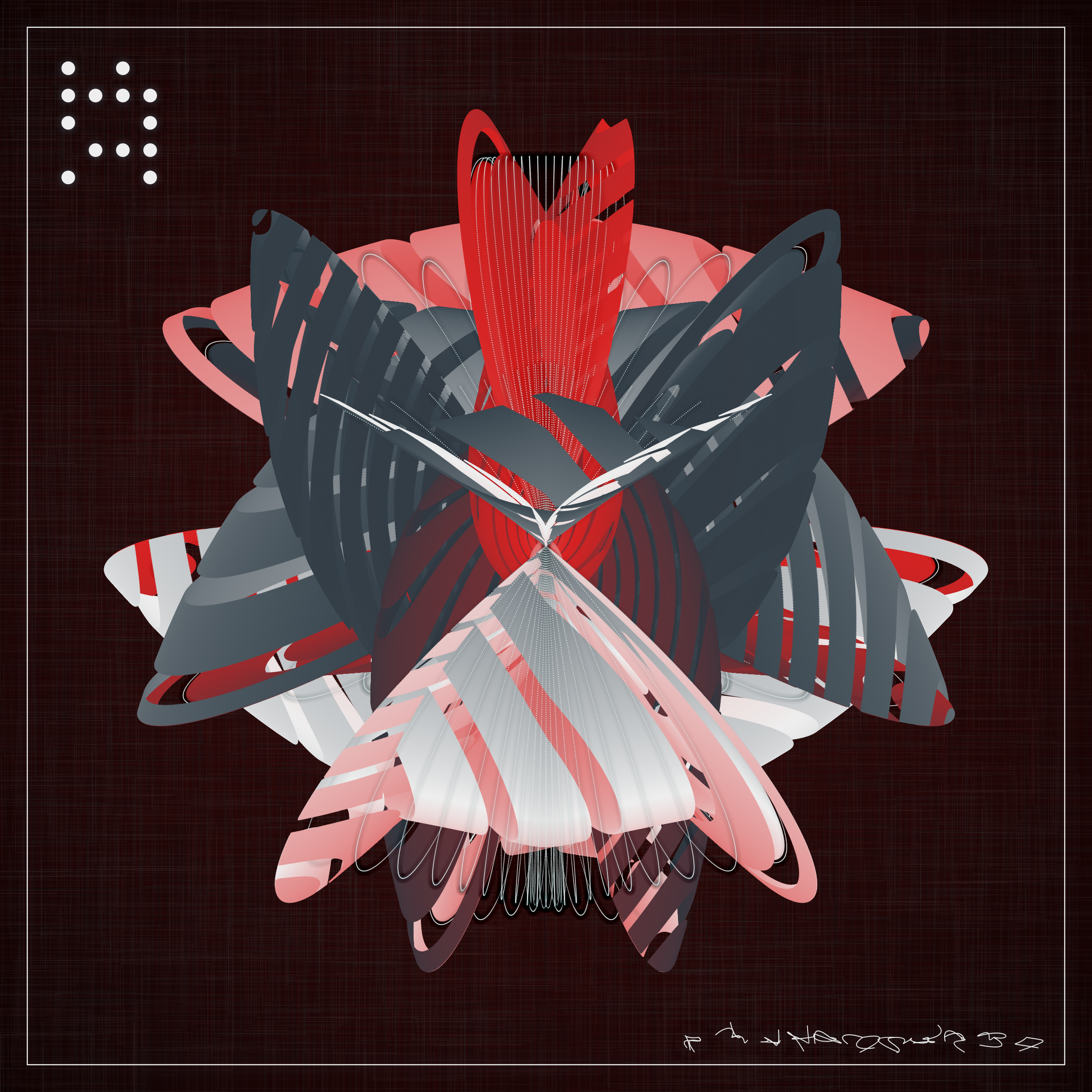 Art Blocks - Art Blocks v2 - Alien Insects #157 - NFT # 137000157