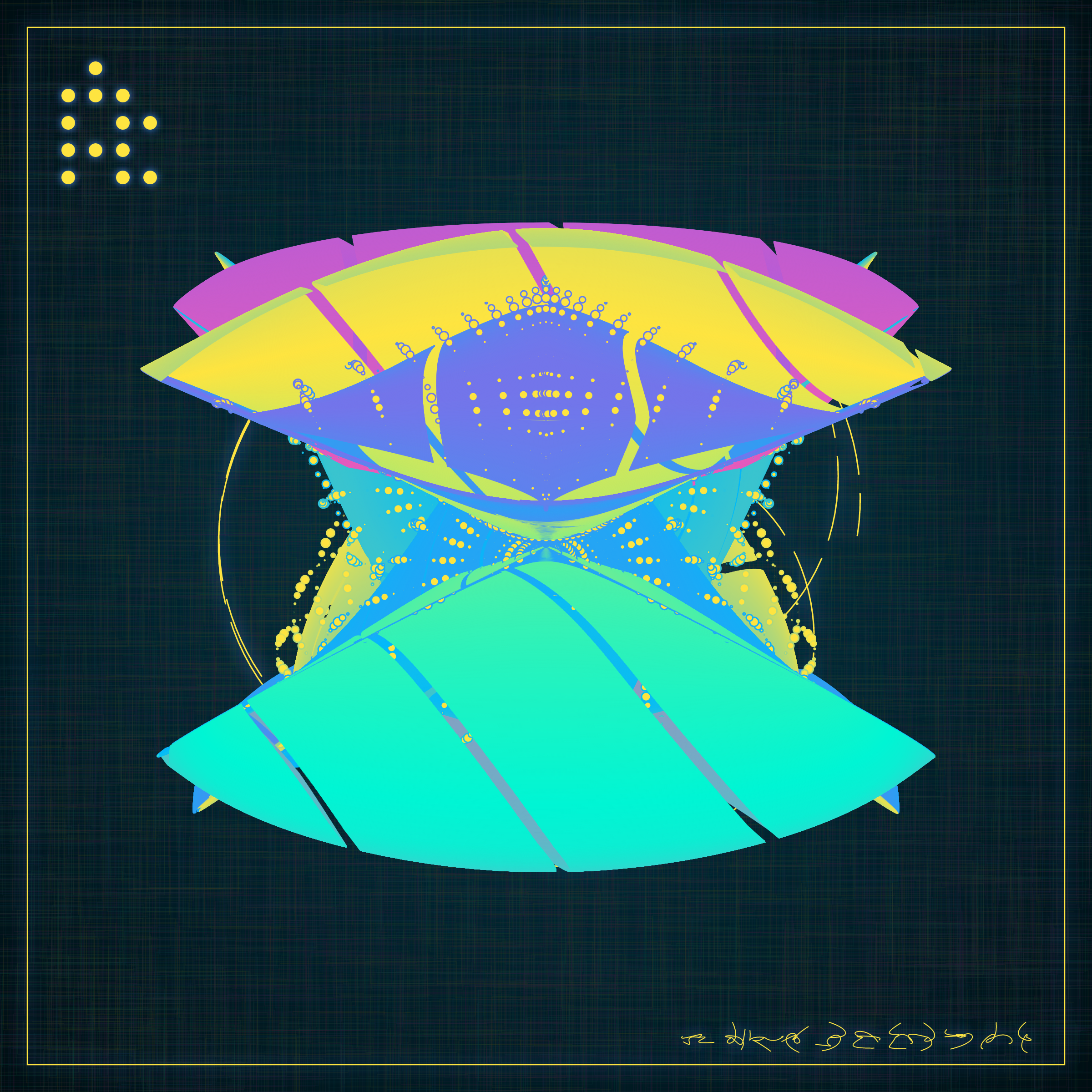 Art Blocks - Art Blocks v2 - Alien Insects #170 - NFT # 137000170