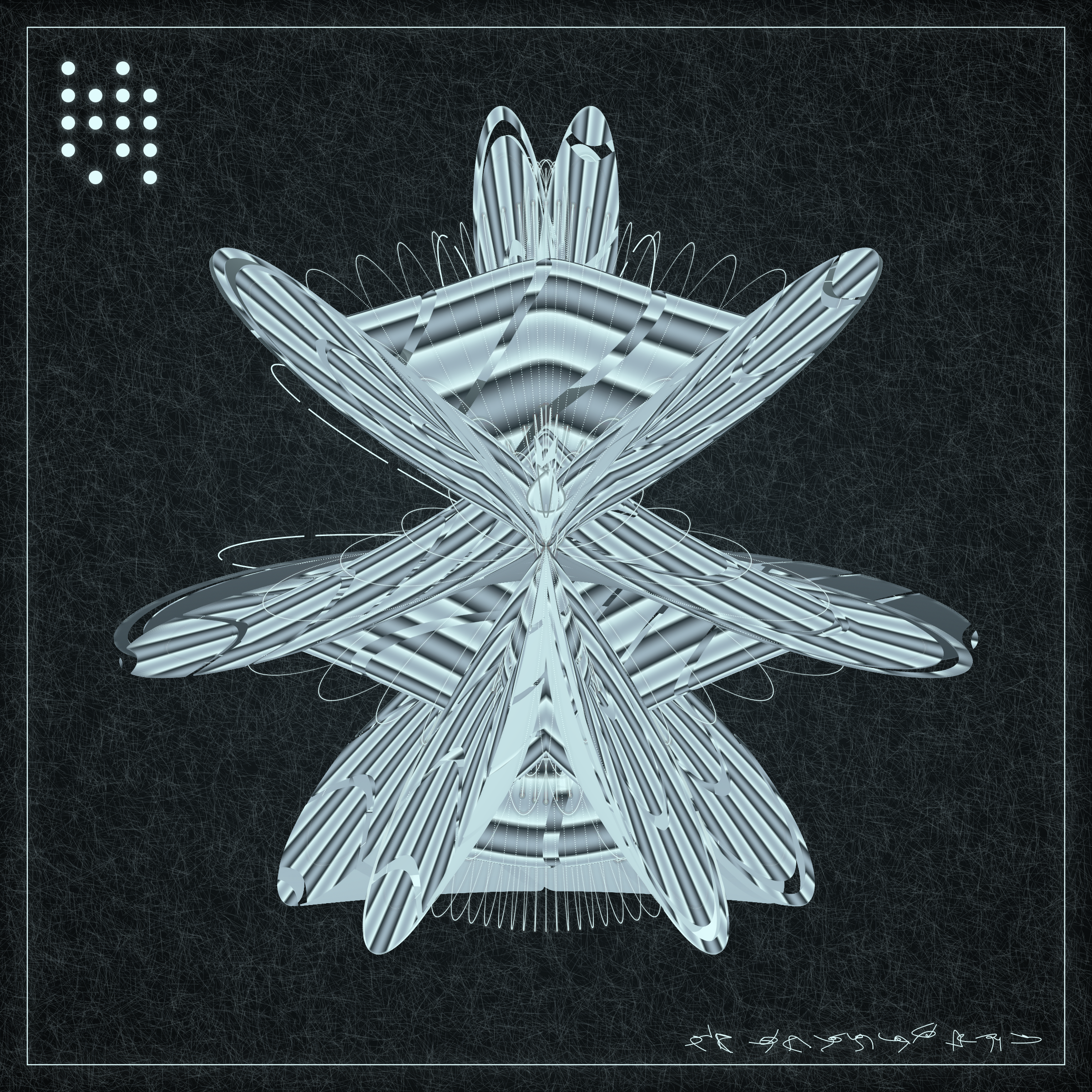 Art Blocks - Art Blocks v2 - Alien Insects #171 - NFT # 137000171