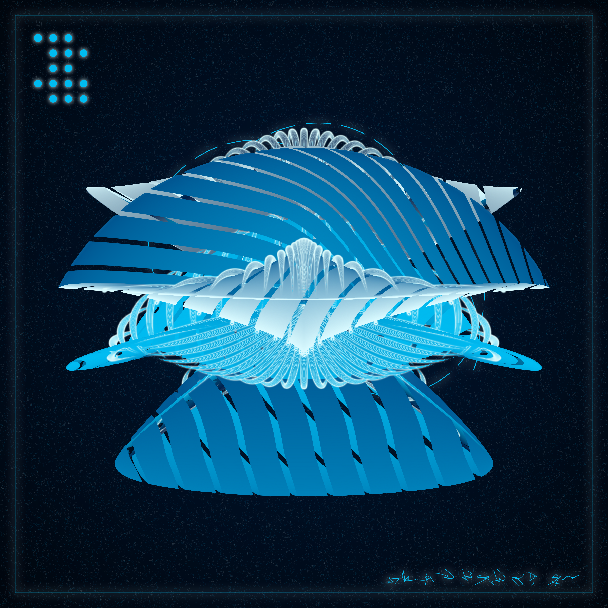 Art Blocks - Art Blocks v2 - Alien Insects #172 - NFT # 137000172