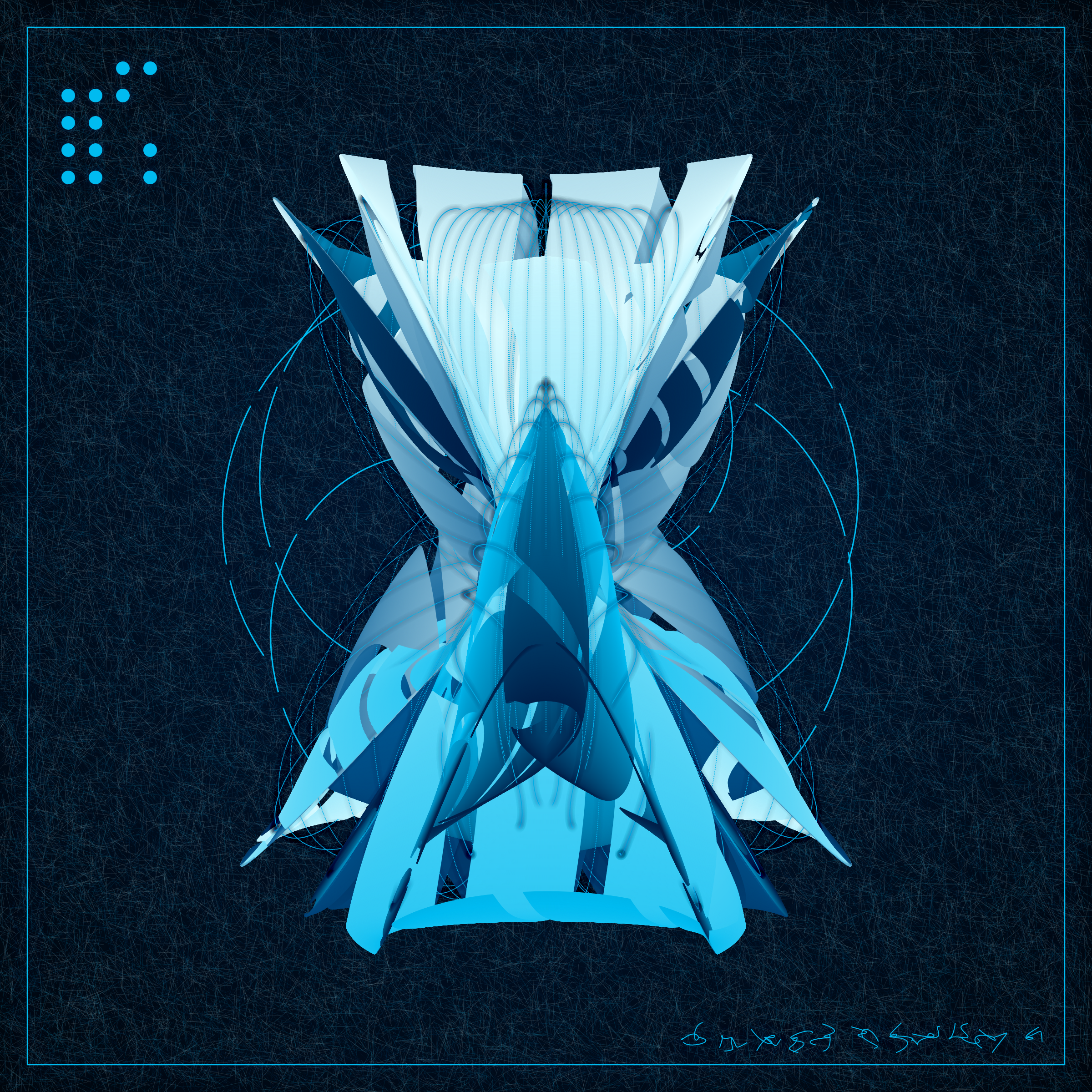 Art Blocks - Art Blocks v2 - Alien Insects #176 - NFT # 137000176