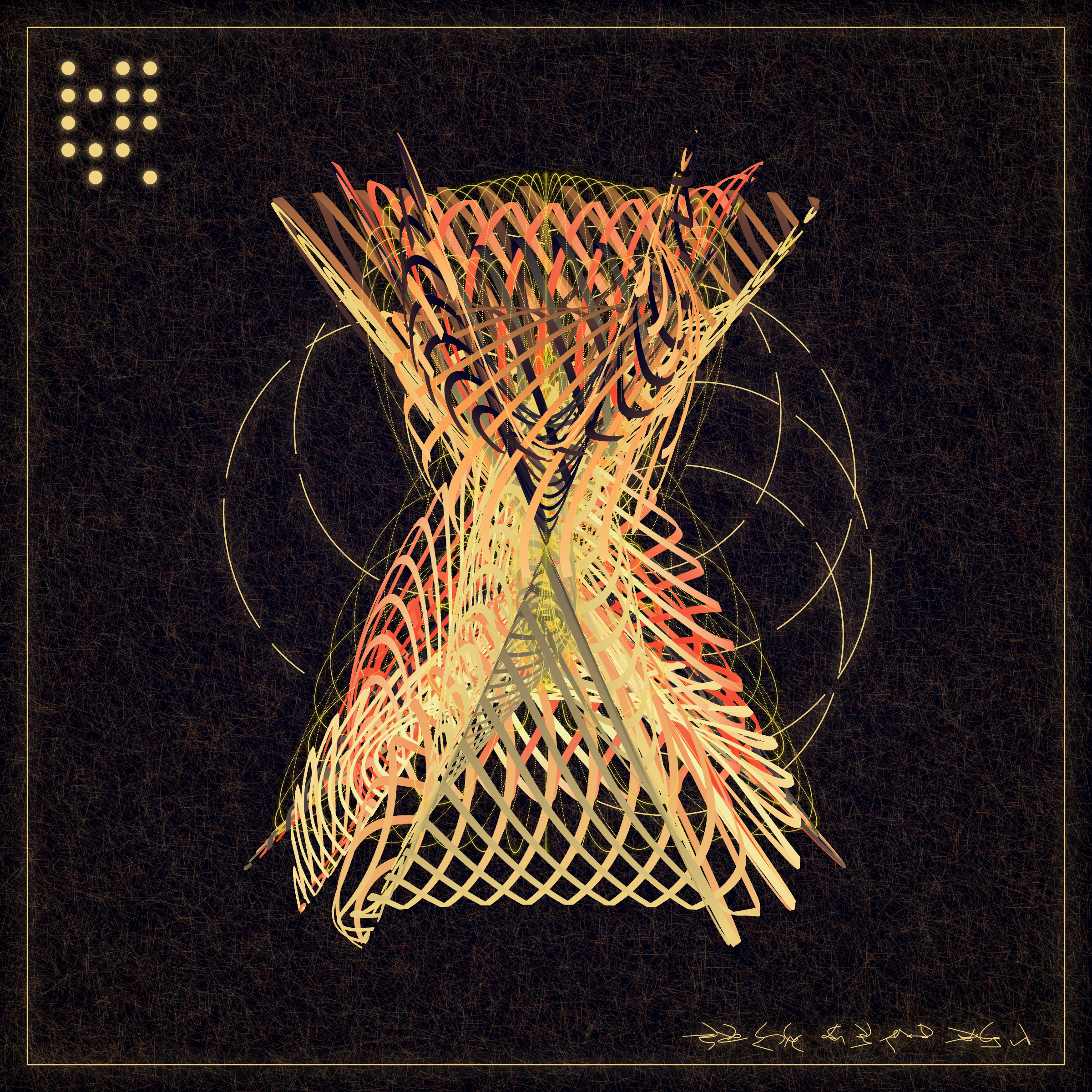 Art Blocks - Art Blocks v2 - Alien Insects #177 - NFT # 137000177