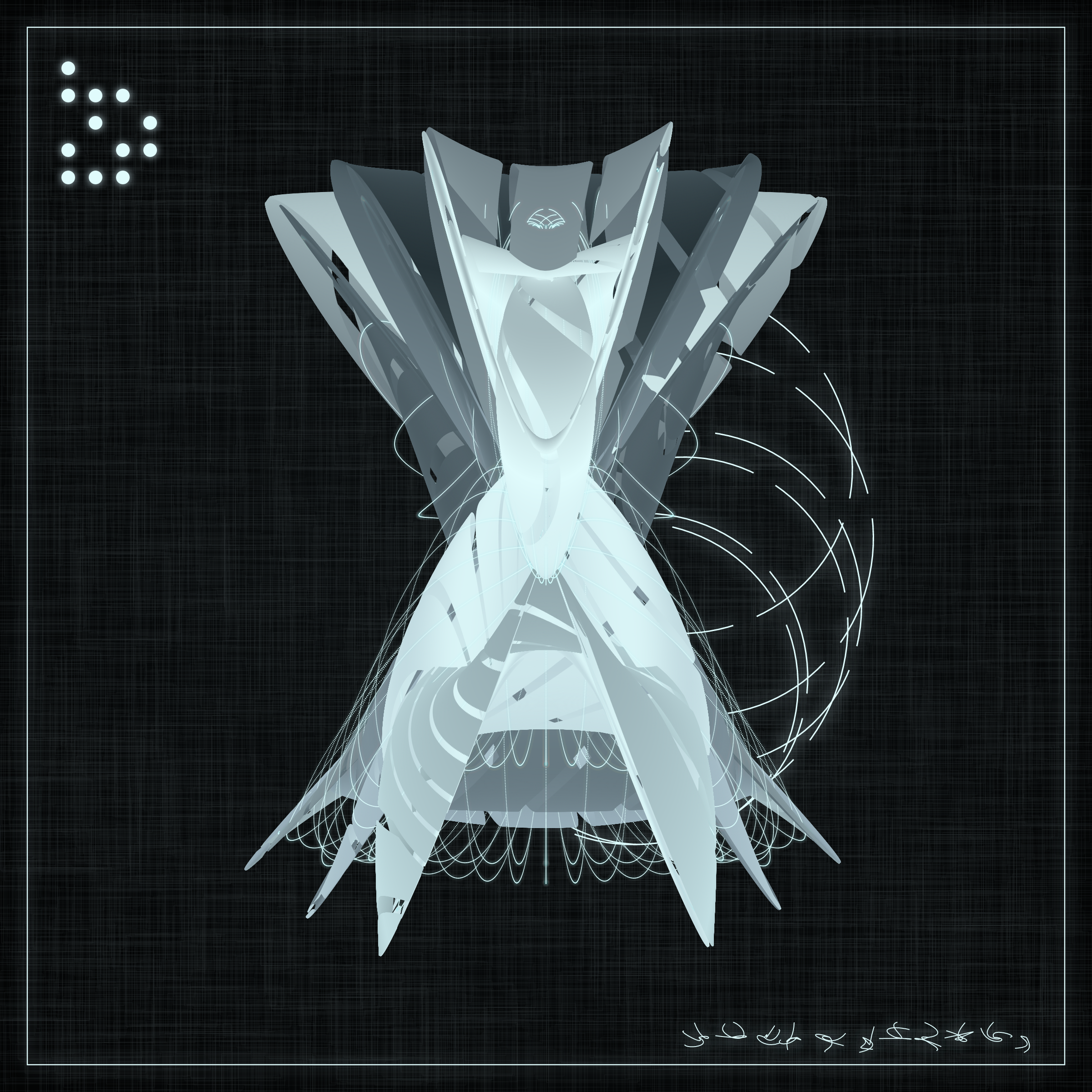 Art Blocks - Art Blocks v2 - Alien Insects #182 - NFT # 137000182