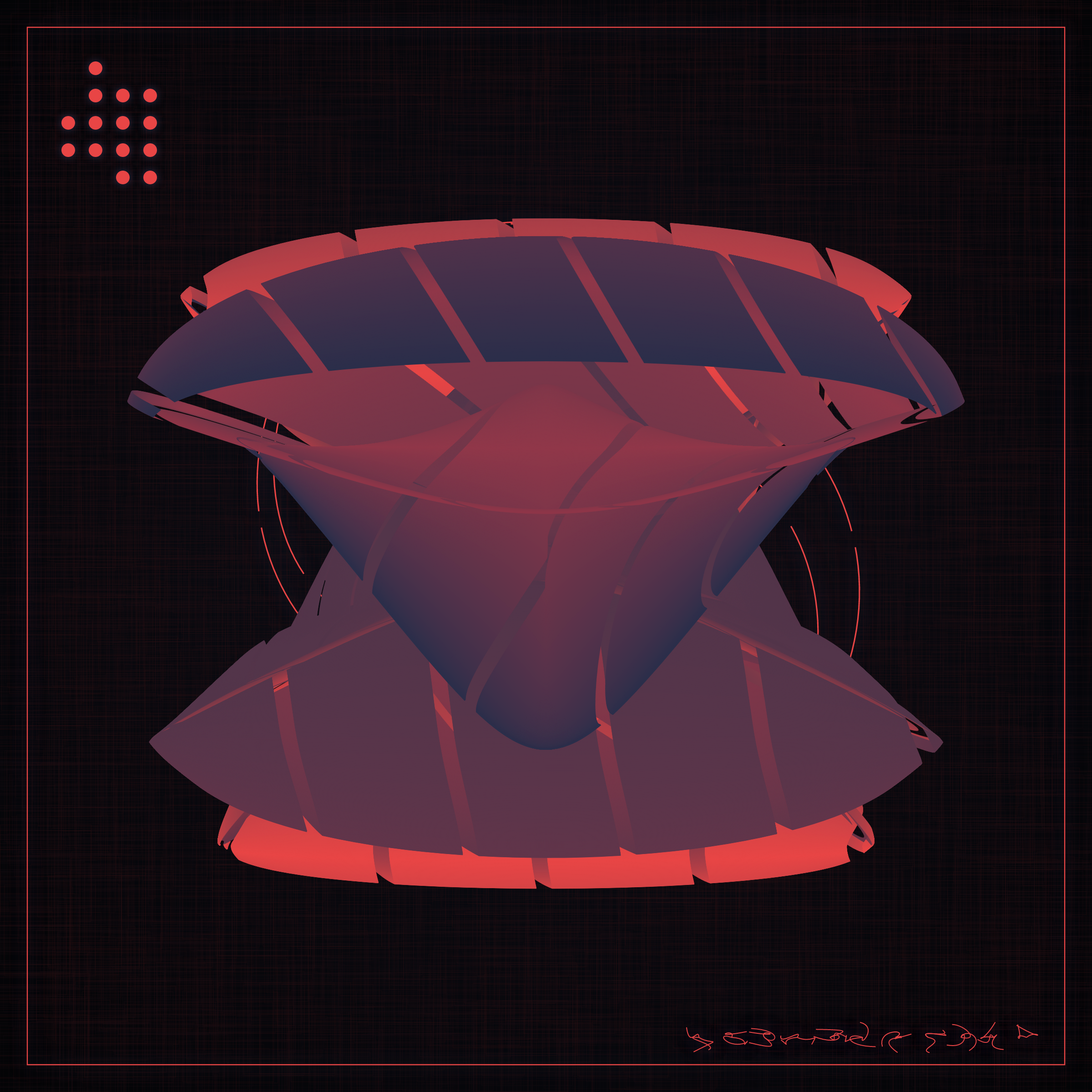 Art Blocks - Art Blocks v2 - Alien Insects #183 - NFT # 137000183