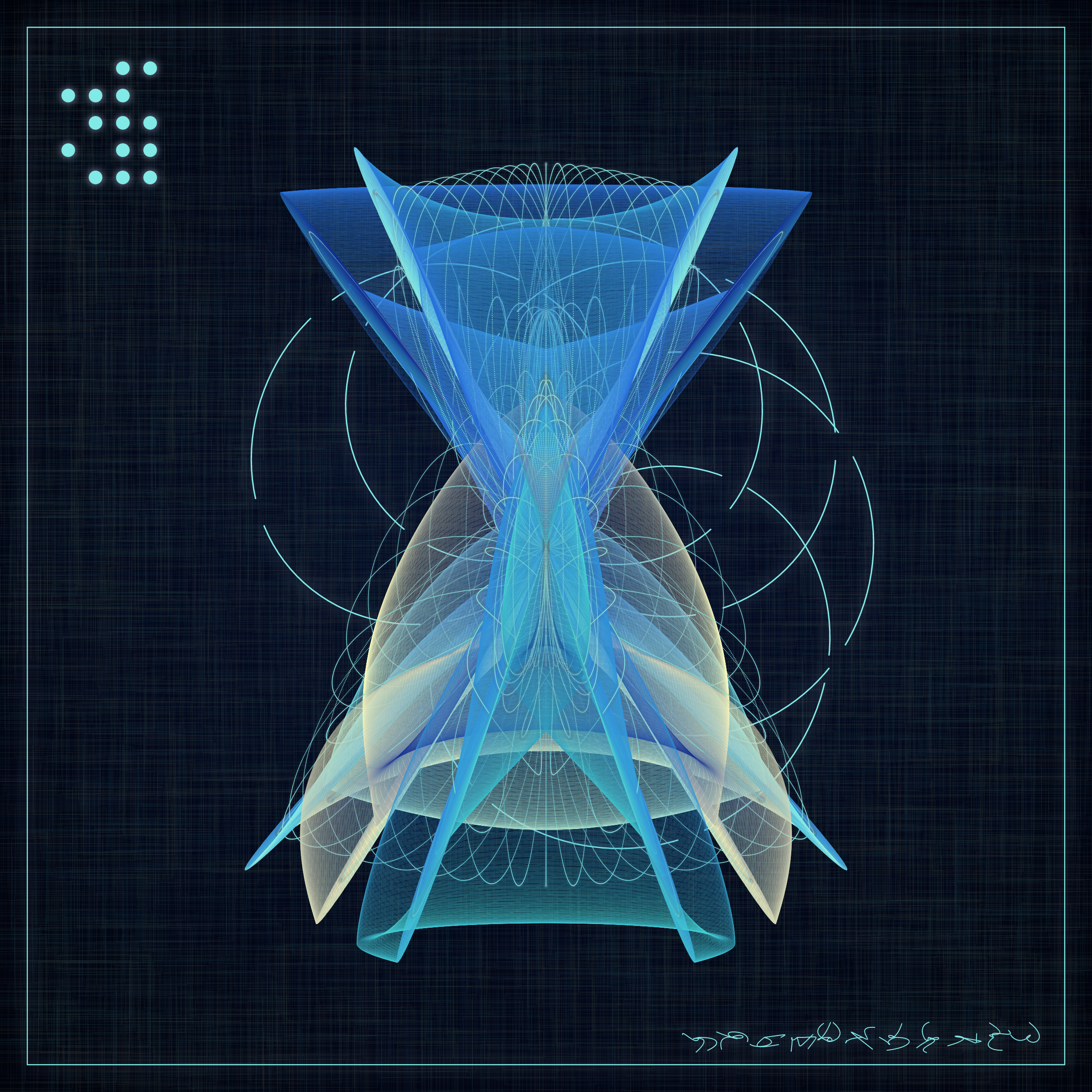 Art Blocks - Art Blocks v2 - Alien Insects #189 - NFT # 137000189