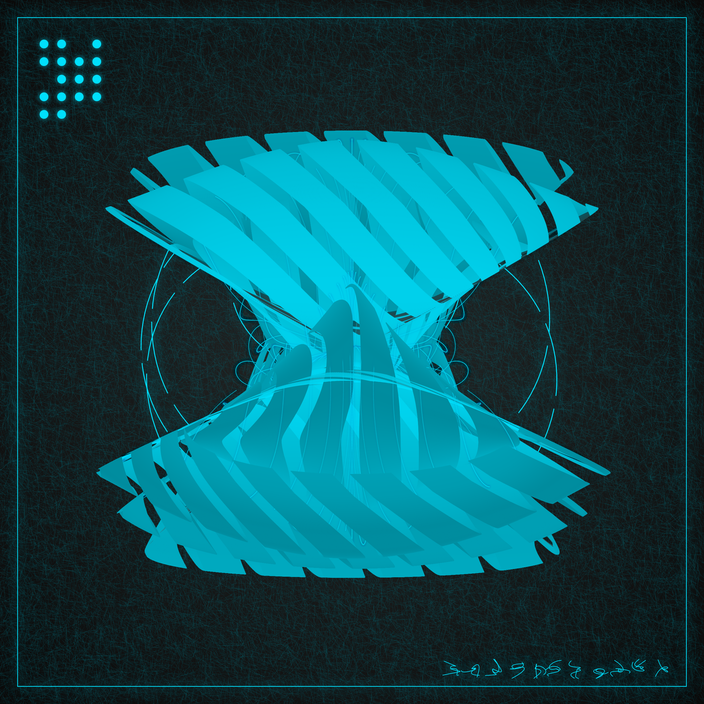 Art Blocks - Art Blocks v2 - Alien Insects #190 - NFT # 137000190