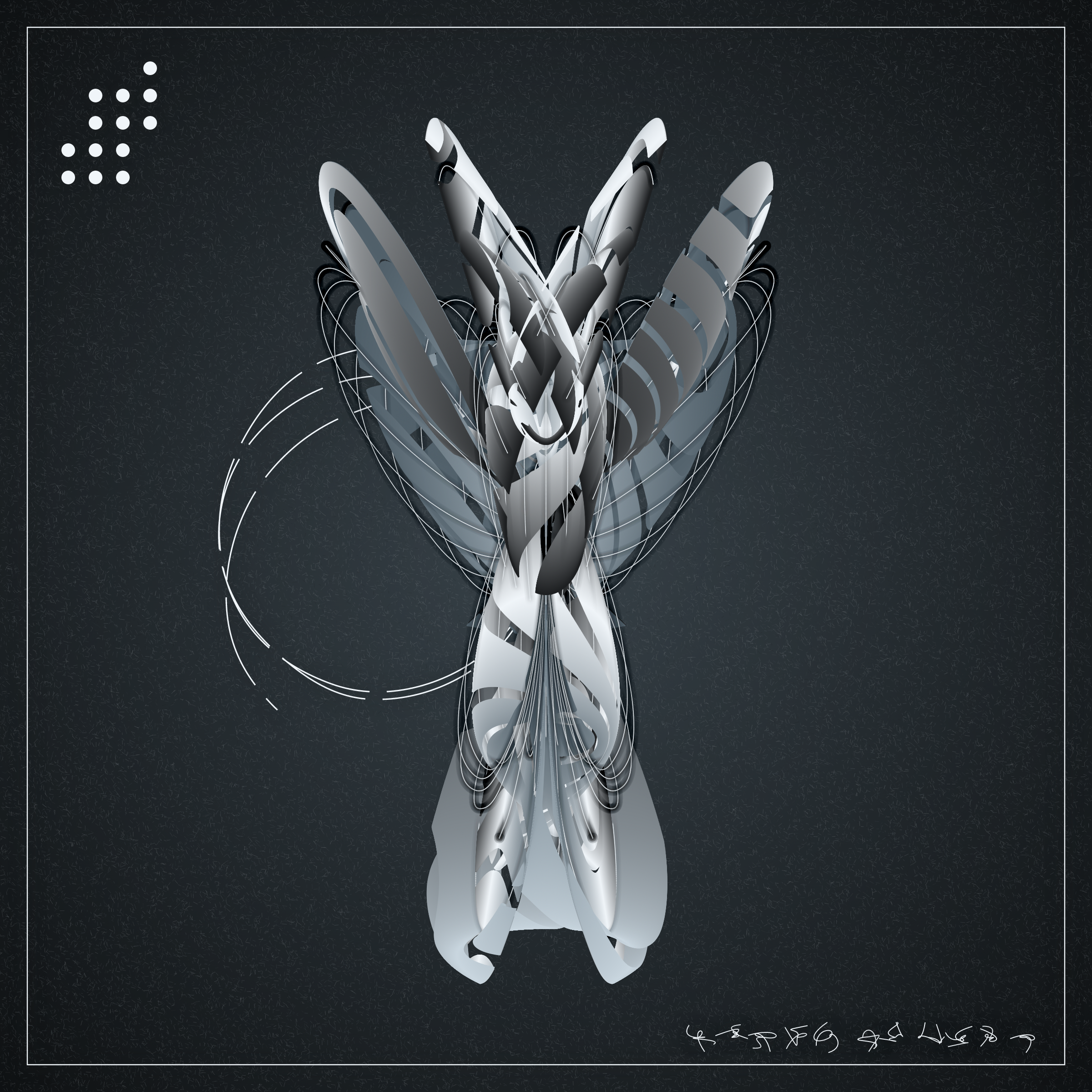 Art Blocks - Art Blocks v2 - Alien Insects #191 - NFT # 137000191