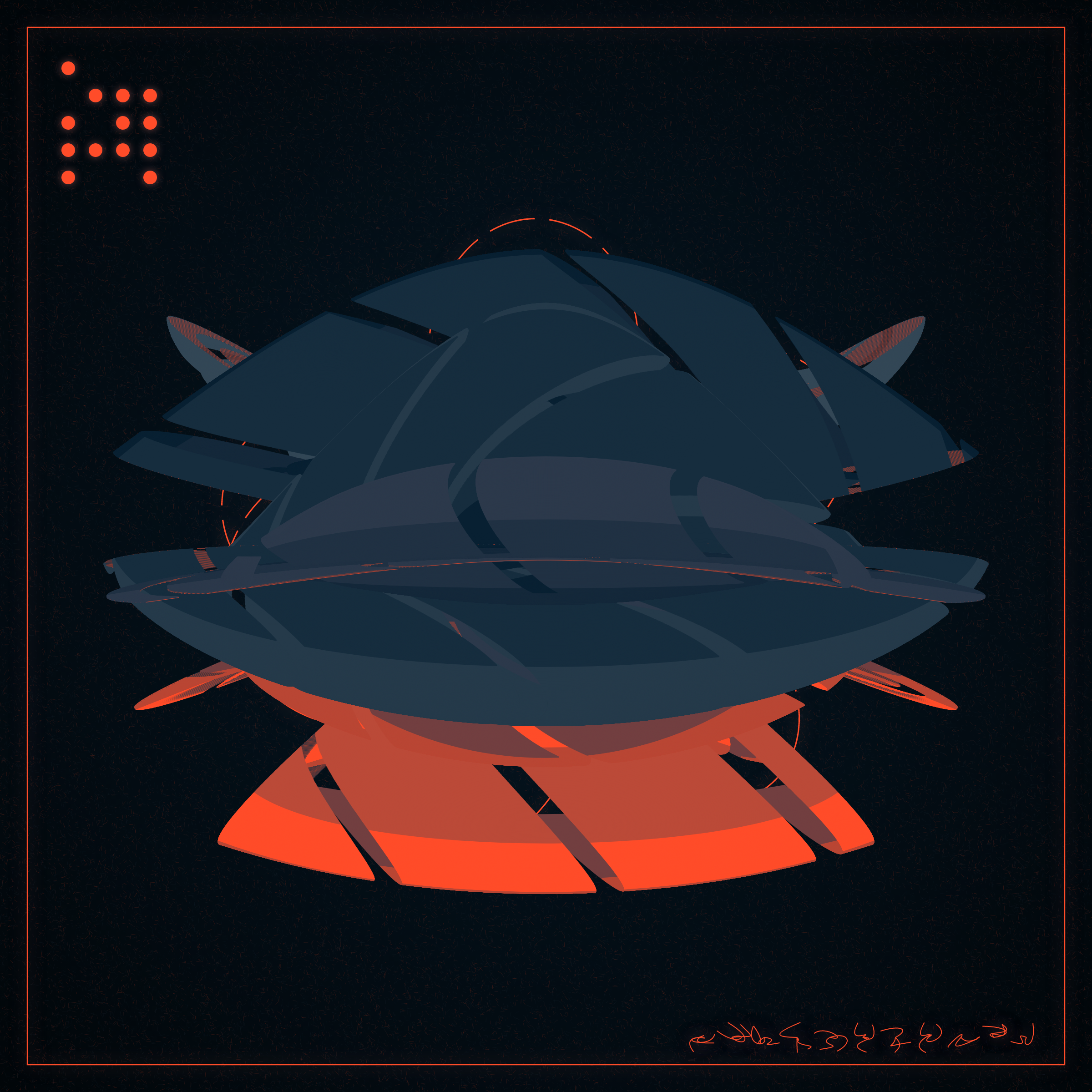 Art Blocks - Art Blocks v2 - Alien Insects #192 - NFT # 137000192