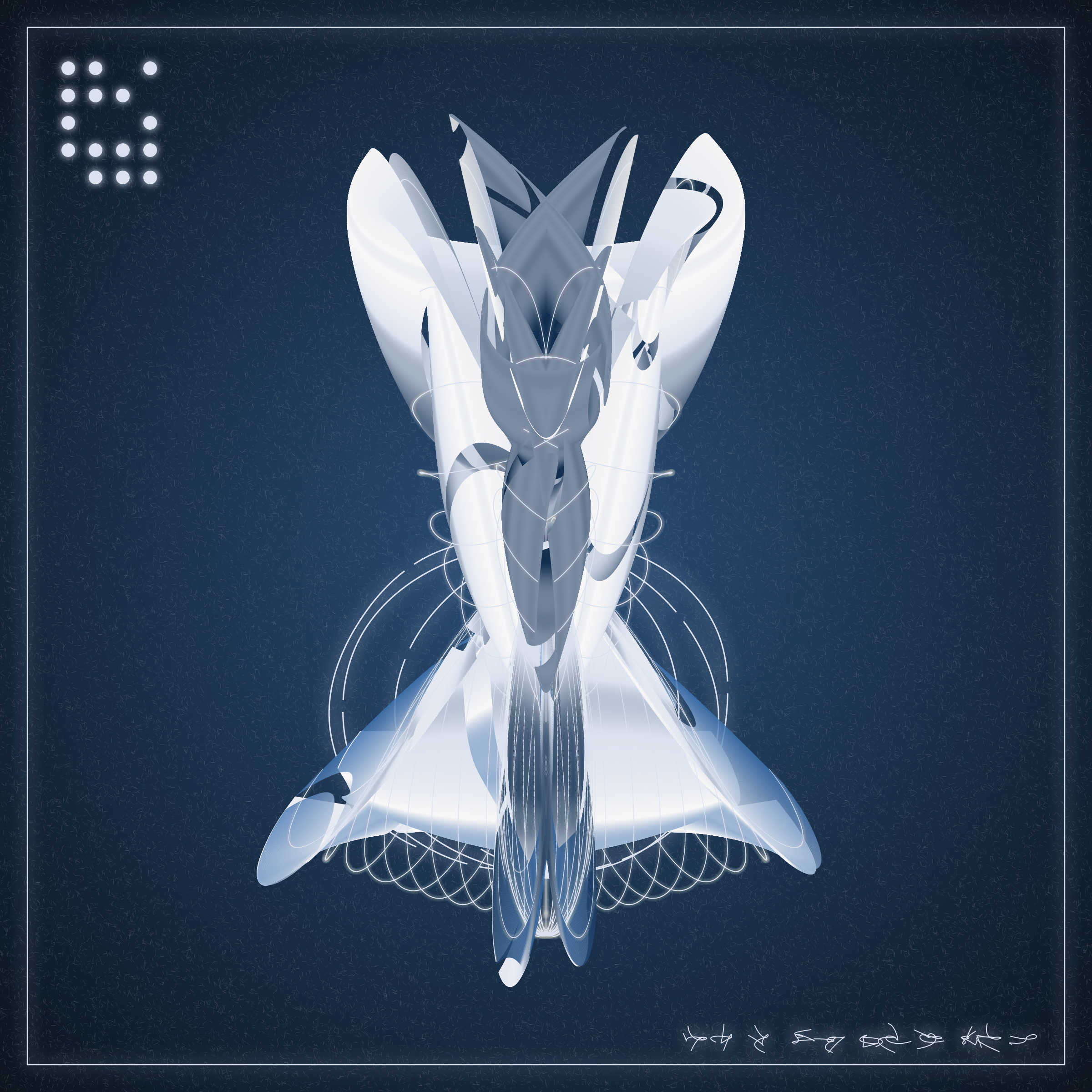 Art Blocks - Art Blocks v2 - Alien Insects #198 - NFT # 137000198