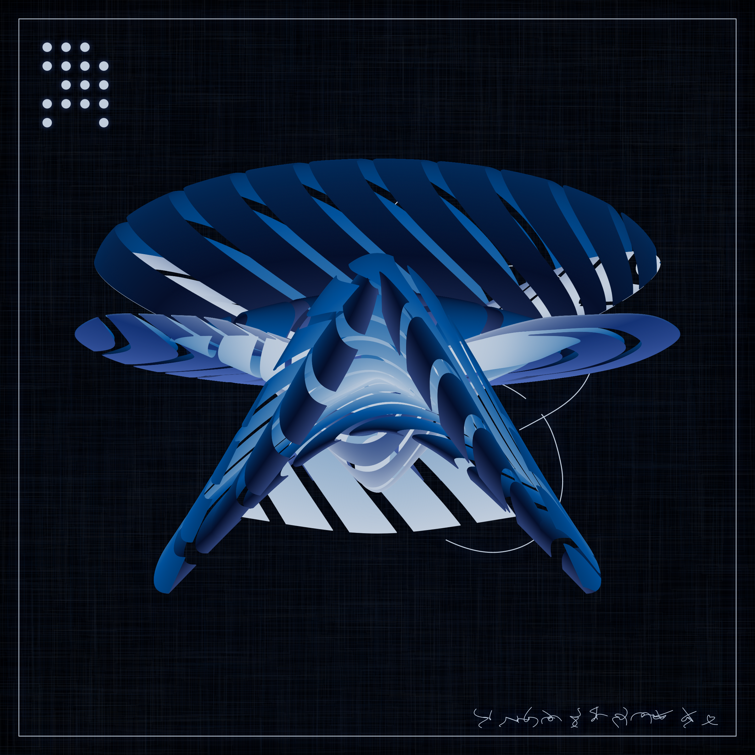 Art Blocks - Art Blocks v2 - Alien Insects #201 - NFT # 137000201