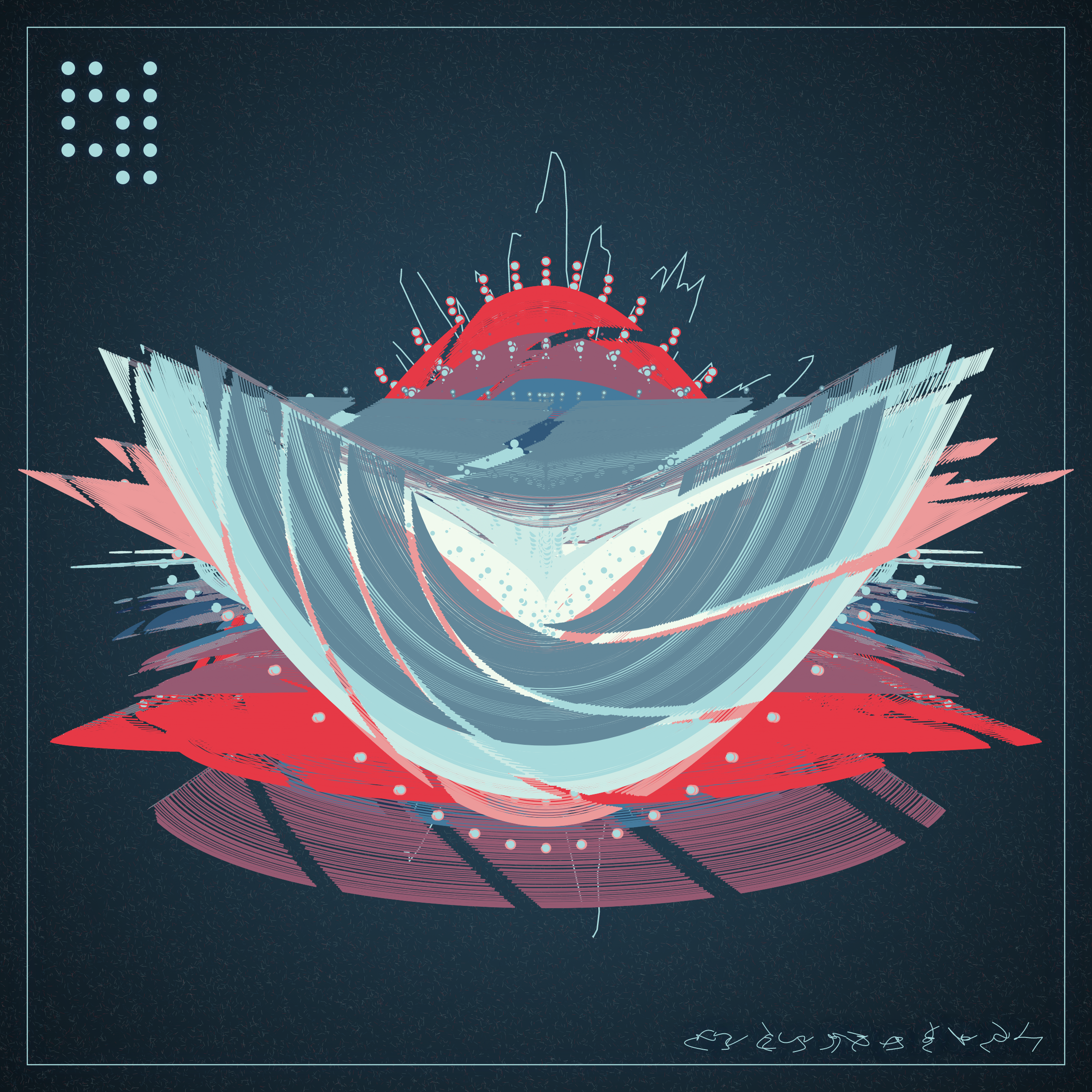 Art Blocks - Art Blocks v2 - Alien Insects #207 - NFT # 137000207