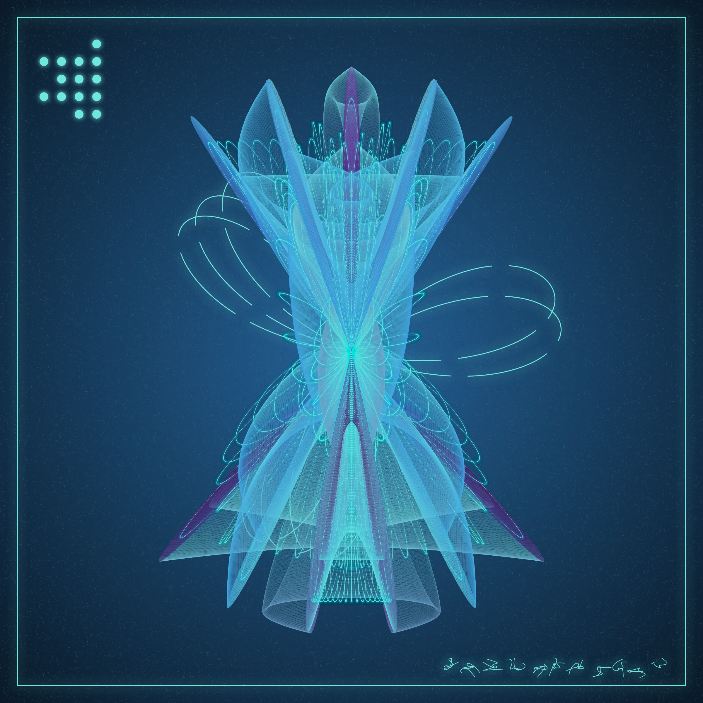 Art Blocks - Art Blocks v2 - Alien Insects #209 - NFT # 137000209