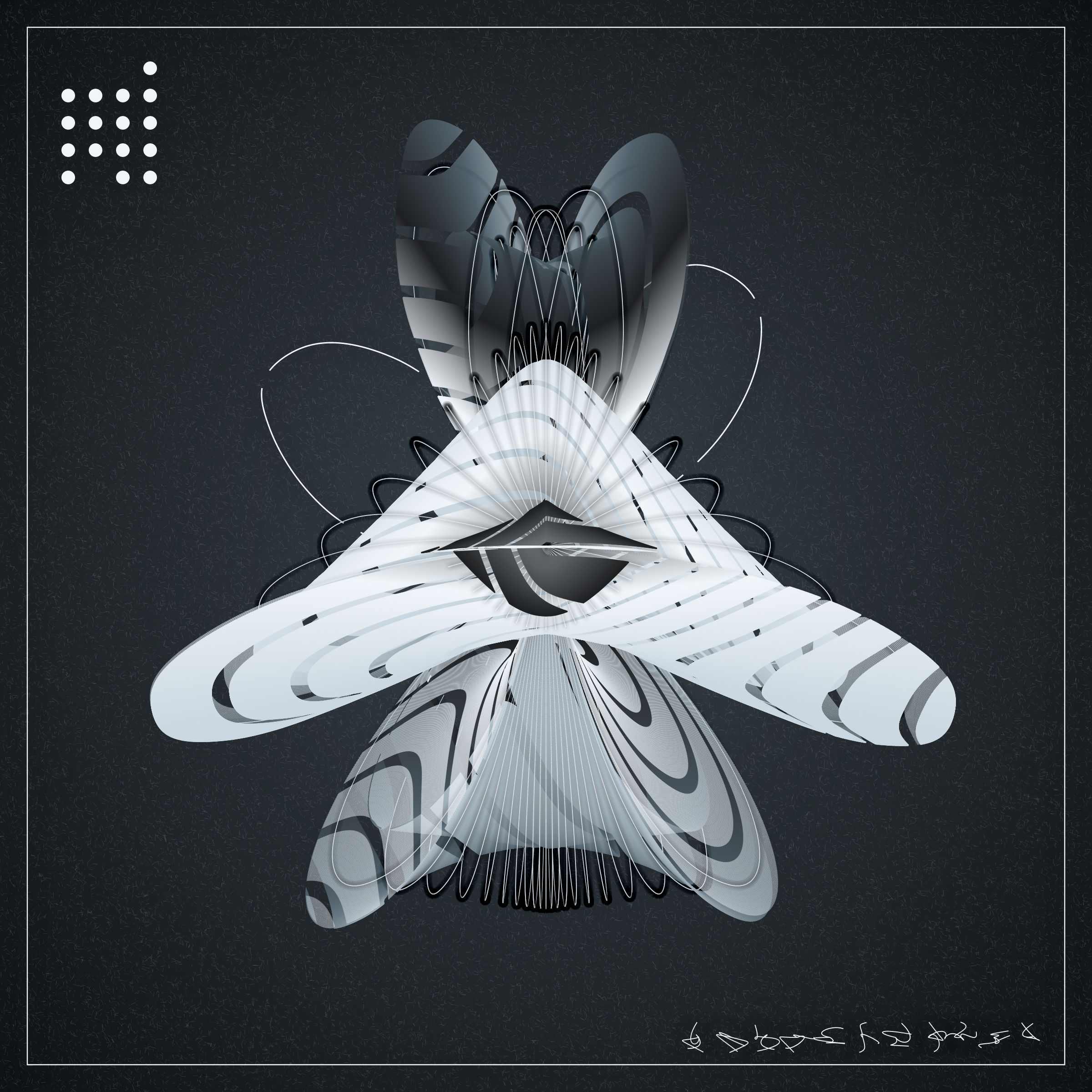 Art Blocks - Art Blocks v2 - Alien Insects #210 - NFT # 137000210