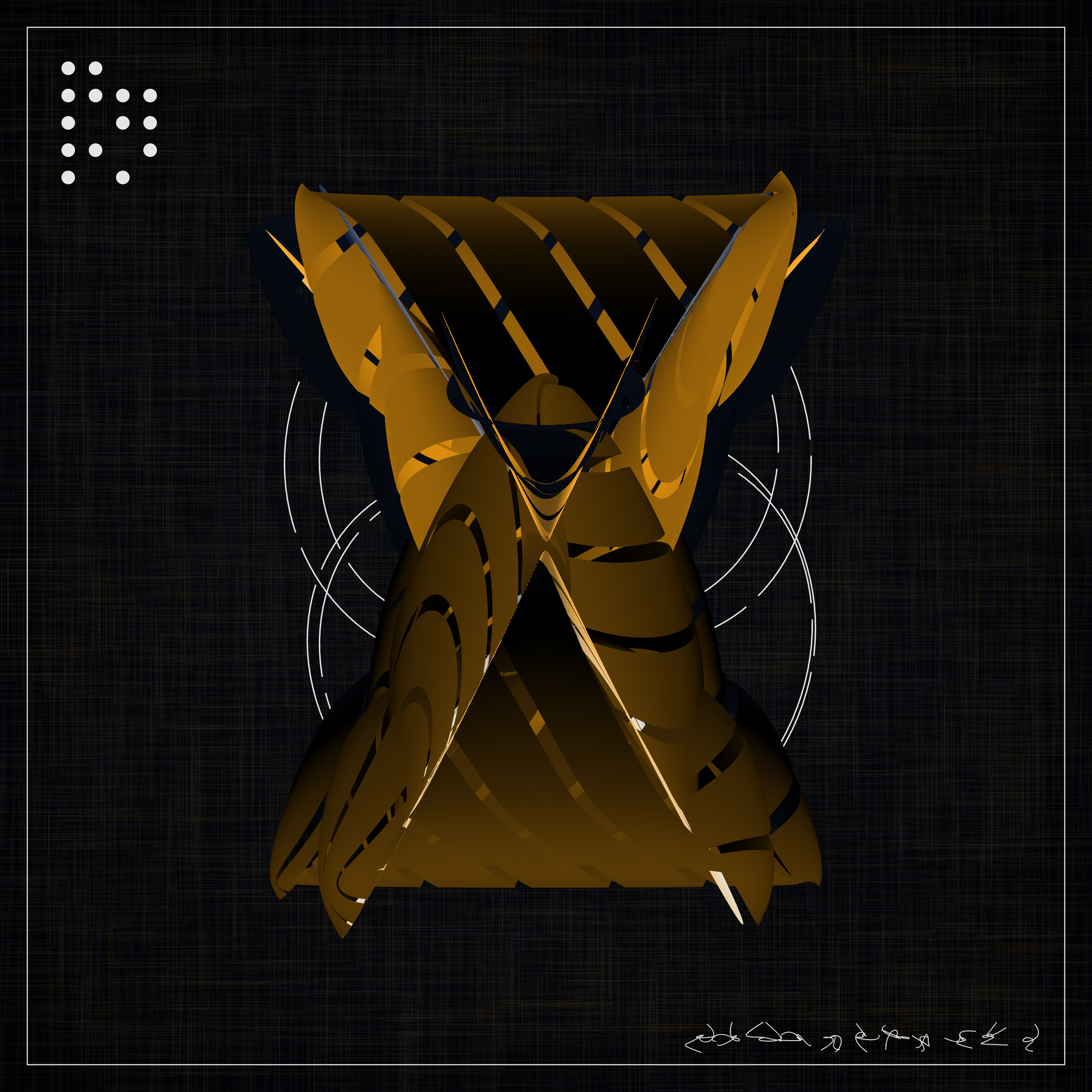 Art Blocks - Art Blocks v2 - Alien Insects #214 - NFT # 137000214