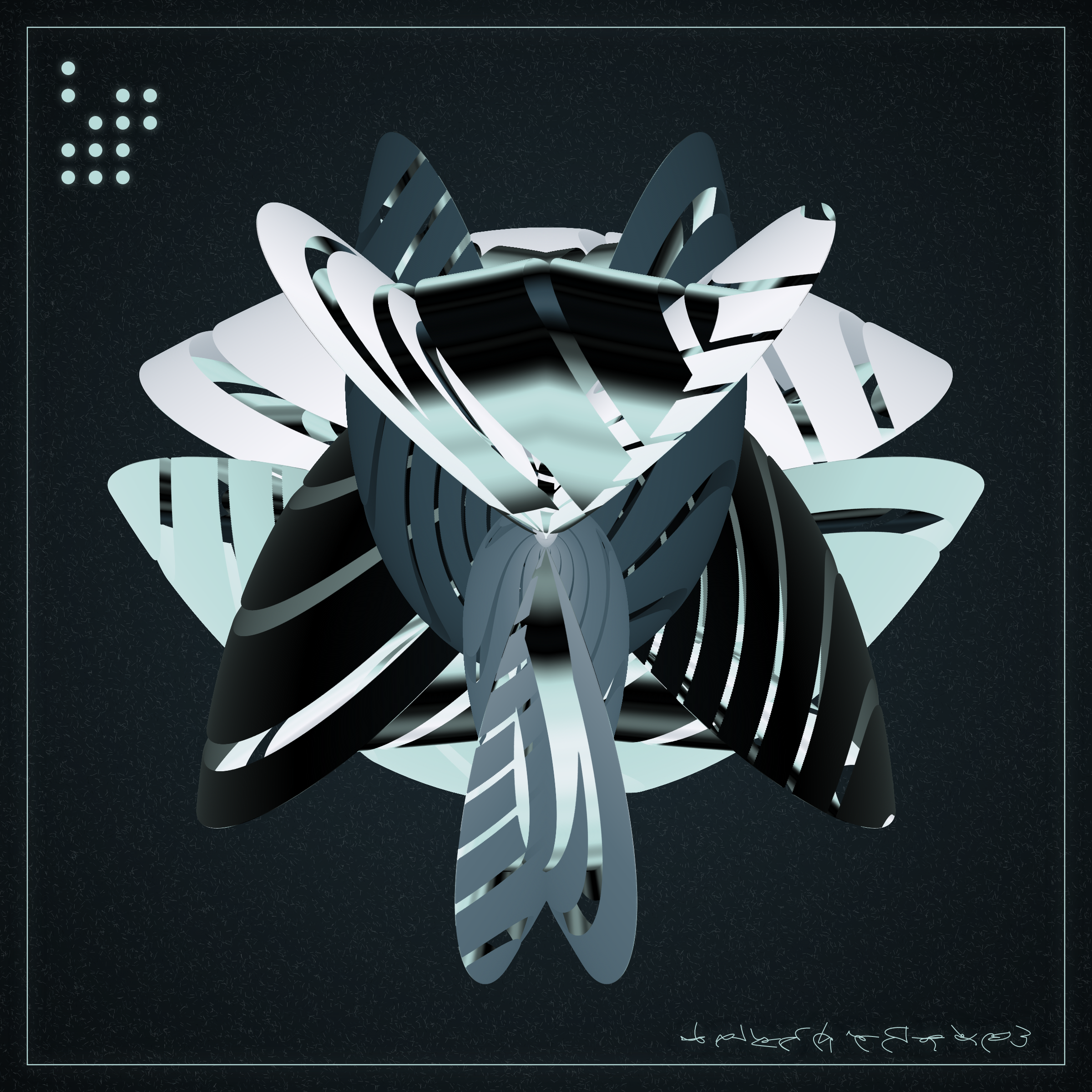 Art Blocks - Art Blocks v2 - Alien Insects #218 - NFT # 137000218