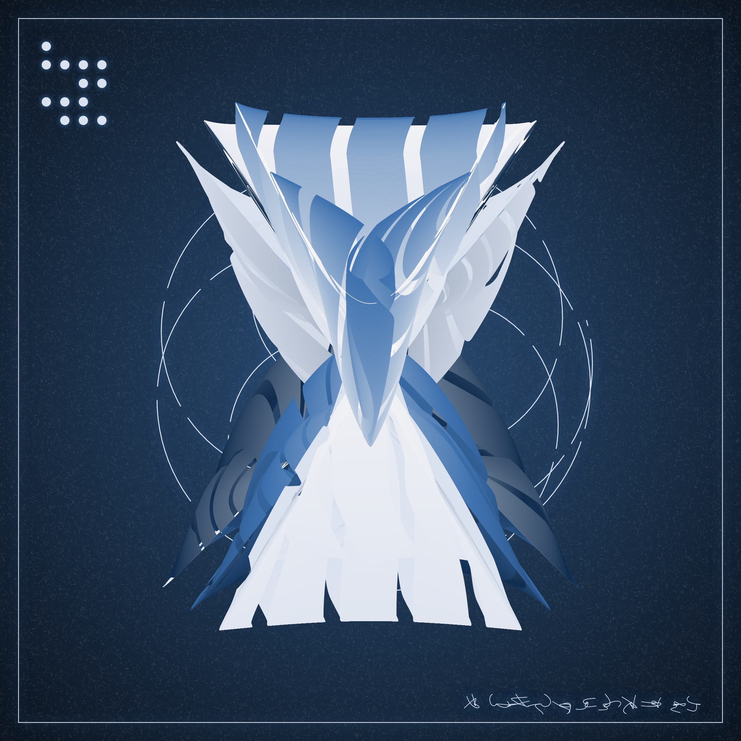 Art Blocks - Art Blocks v2 - Alien Insects #228 - NFT # 137000228