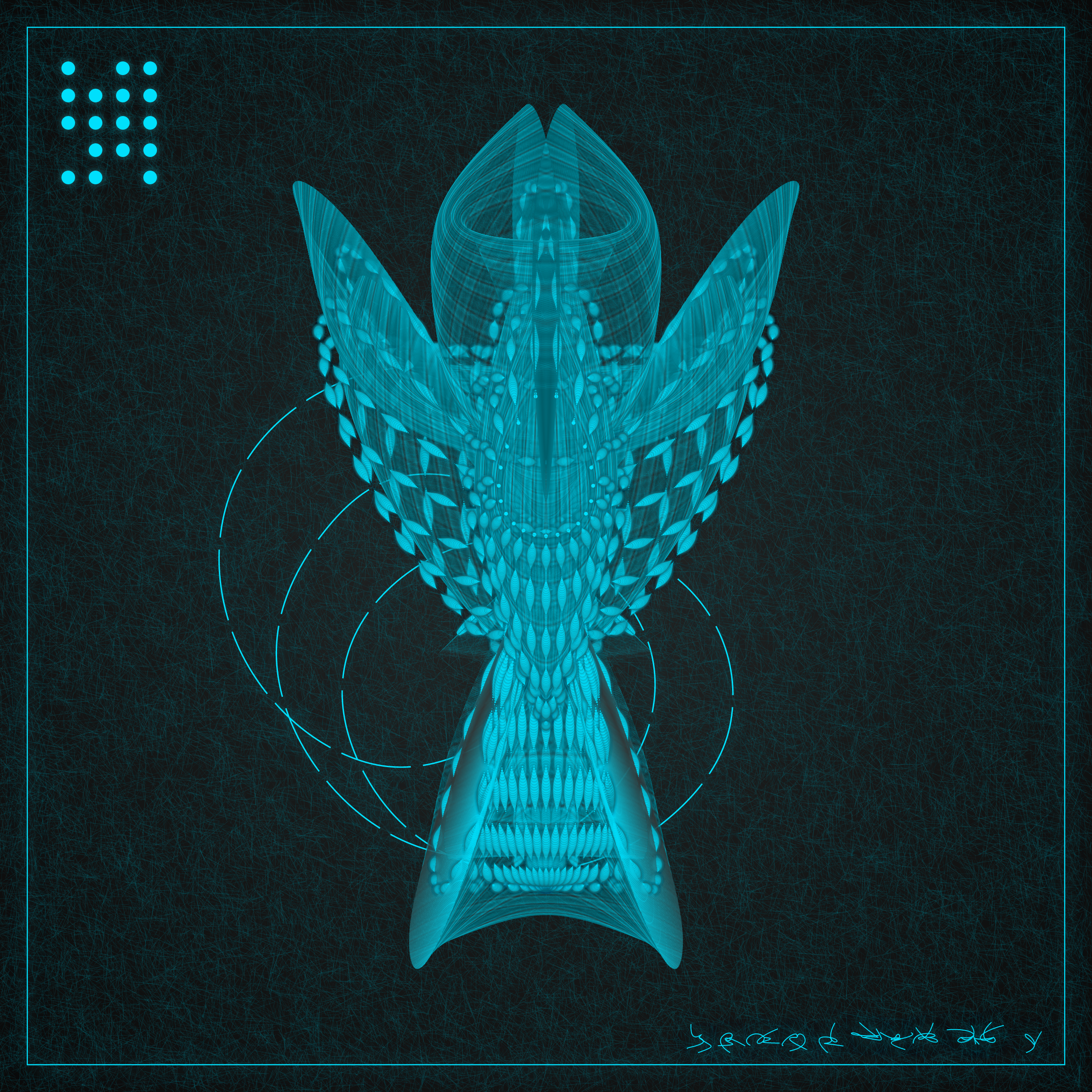 Art Blocks - Art Blocks v2 - Alien Insects #234 - NFT # 137000234