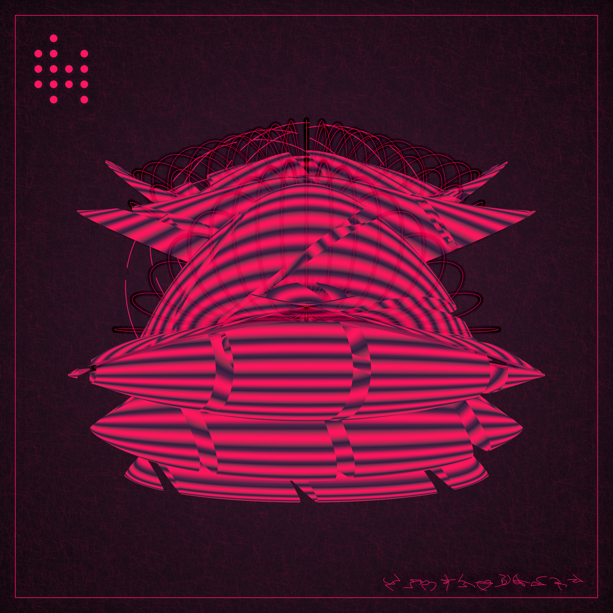 Art Blocks - Art Blocks v2 - Alien Insects #236 - NFT # 137000236