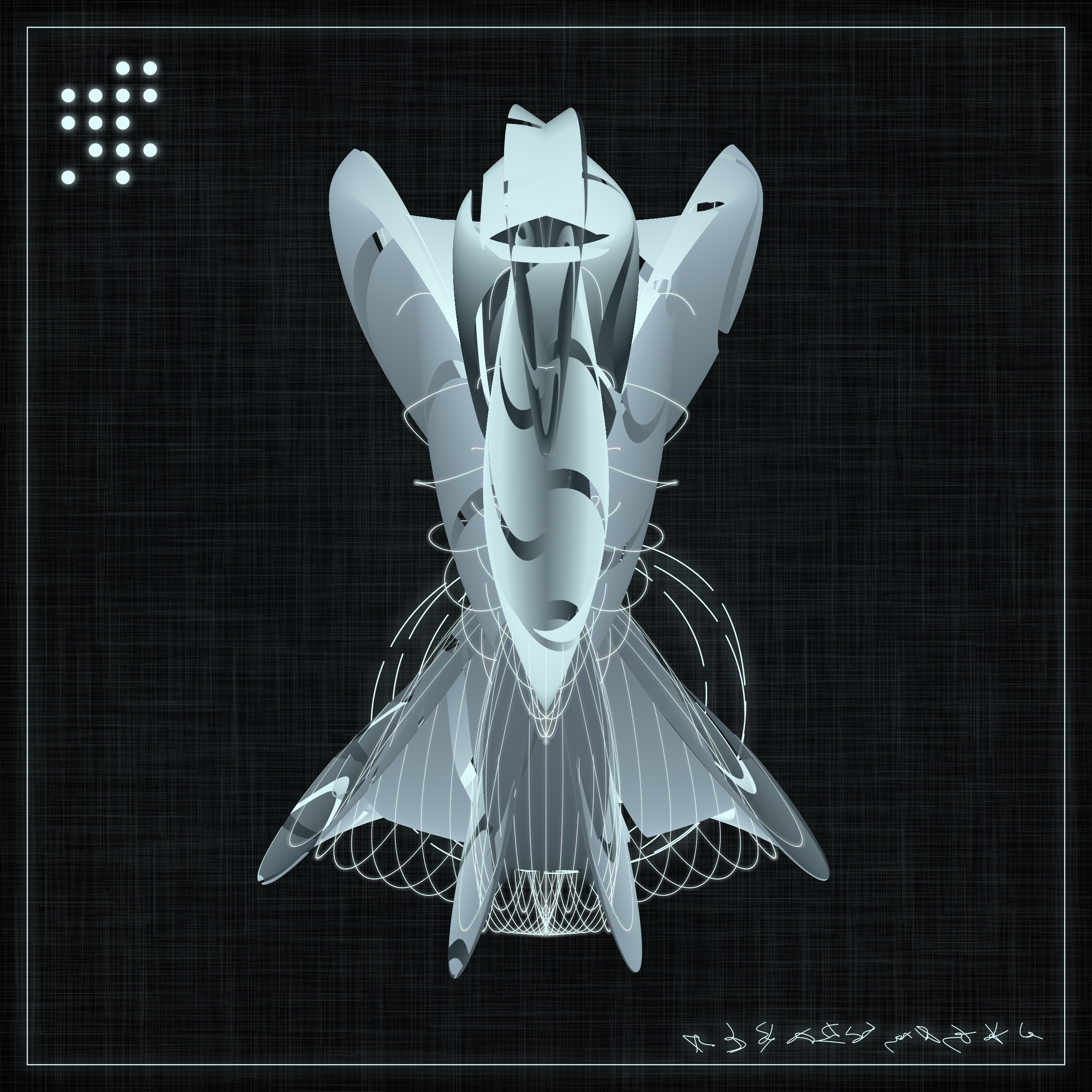 Art Blocks - Art Blocks v2 - Alien Insects #237 - NFT # 137000237