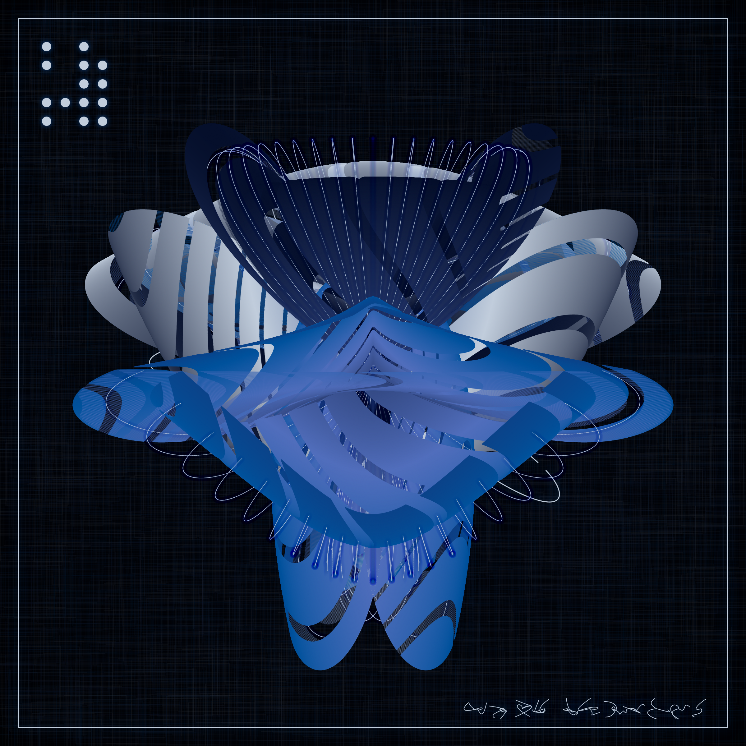 Art Blocks - Art Blocks v2 - Alien Insects #238 - NFT # 137000238