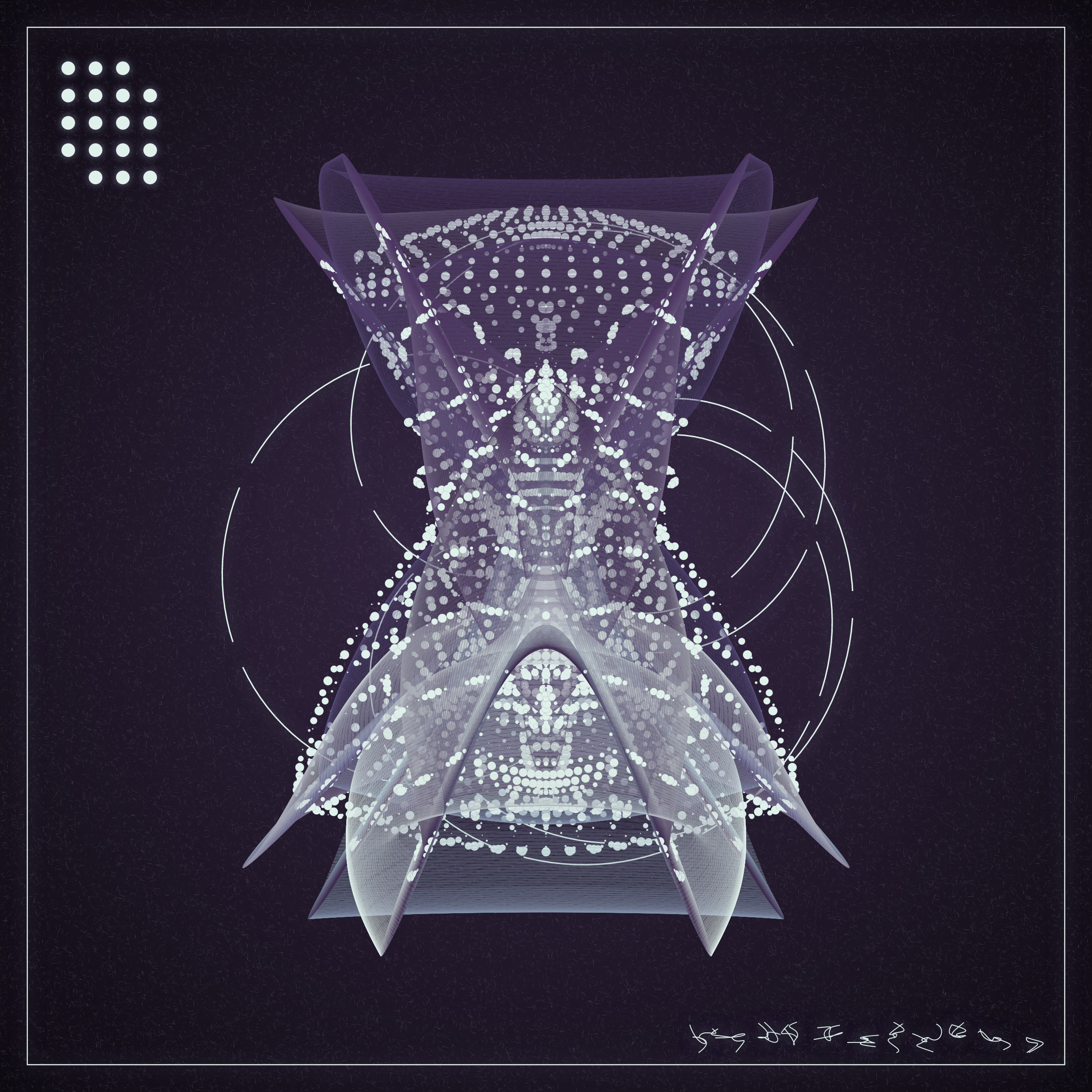 Art Blocks - Art Blocks v2 - Alien Insects #253 - NFT # 137000253