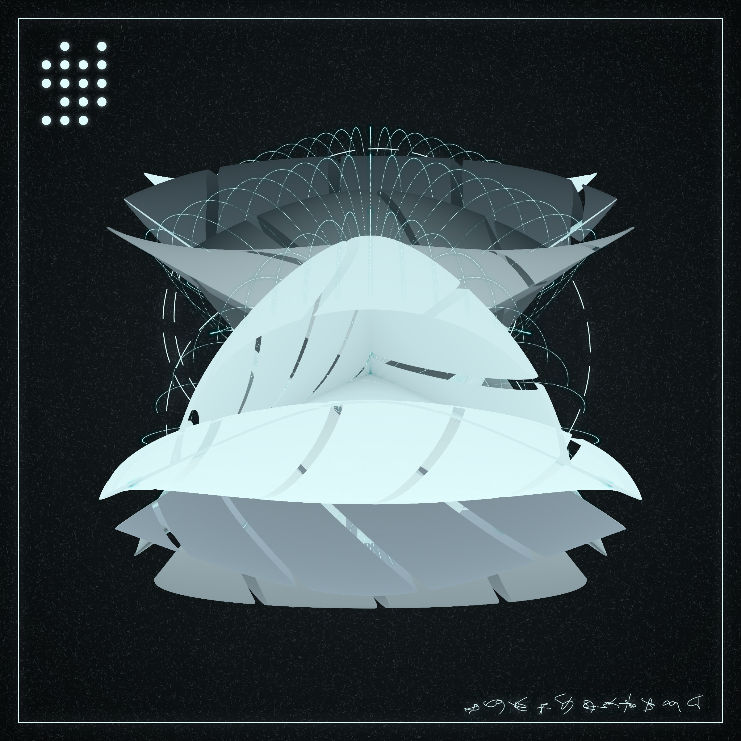 Art Blocks - Art Blocks v2 - Alien Insects #260 - NFT # 137000260